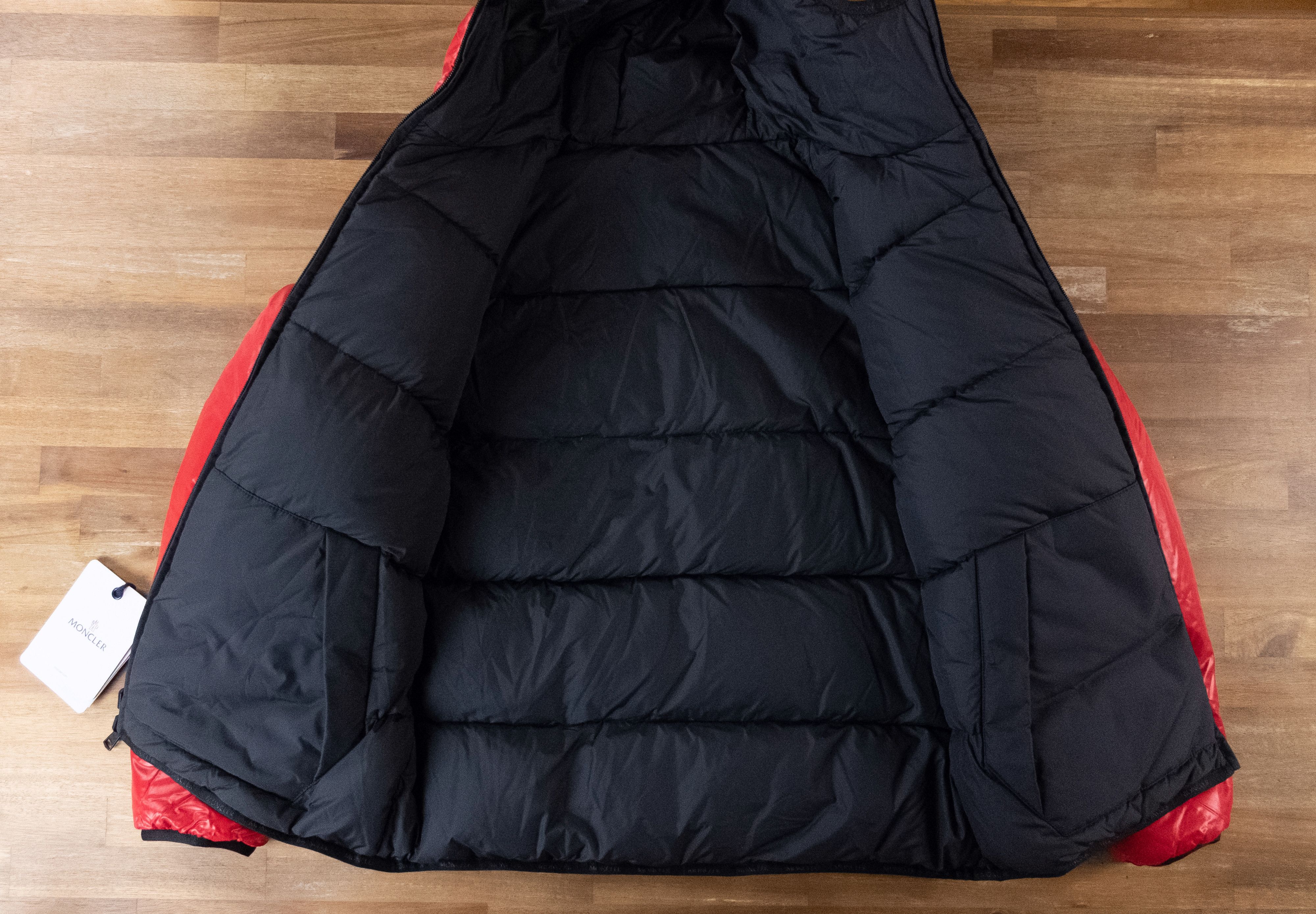 Moncler MONCLER Lumiere red black reversible puffer jacket Large 3 Size US L / EU 52-54 / 3 - 9 Thumbnail