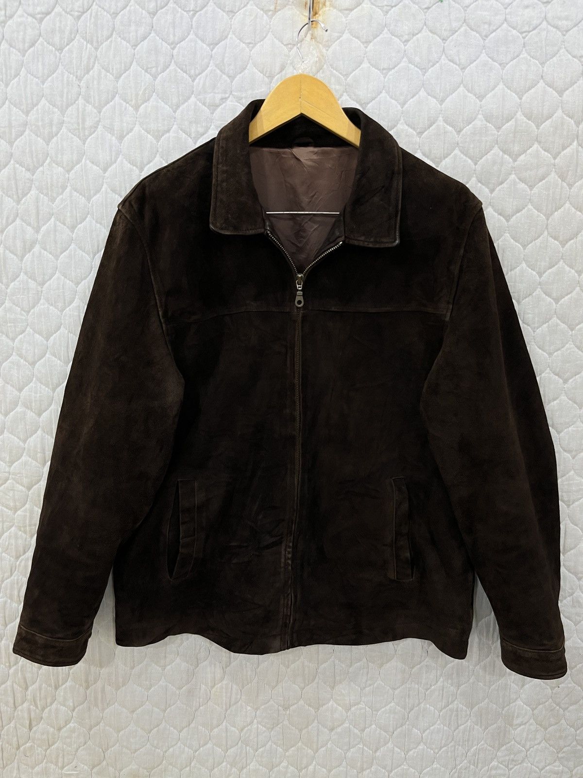 Vintage (Ppp). VINTAGE ALLEN JOLLY LEATHER JACKET Size US M / EU 48-50 / 2 - 1 Thumbnail