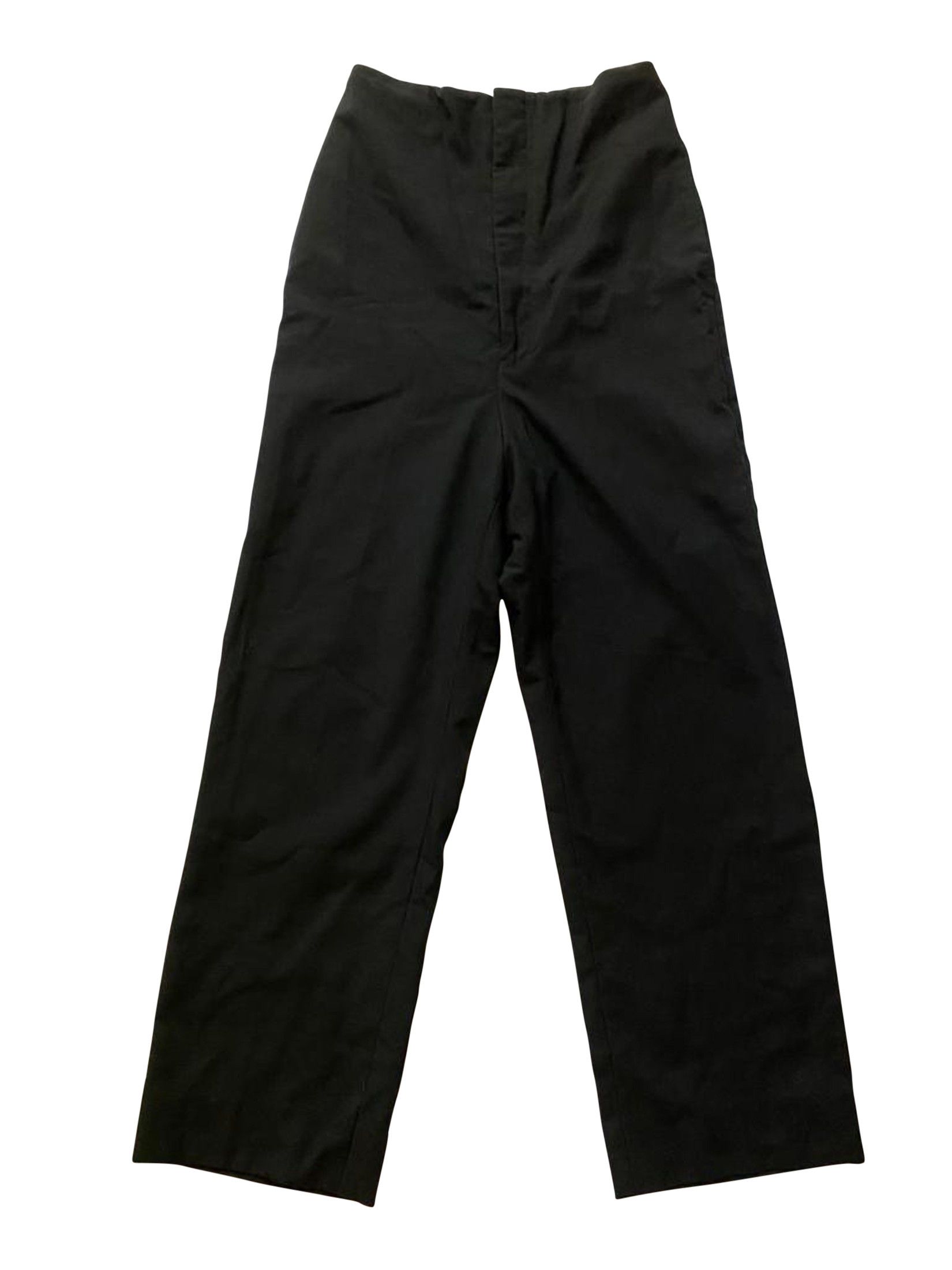 image of 2017 Balenciaga High Waist Black Trousers, Men's (Size 26)