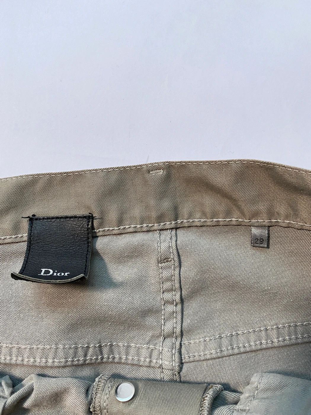 Dior × Hedi Slimane ⚡️QUICK SALE⚡️Dior Beige Pants Trousers by Hedi Slimane Size US 29 - 3 Thumbnail