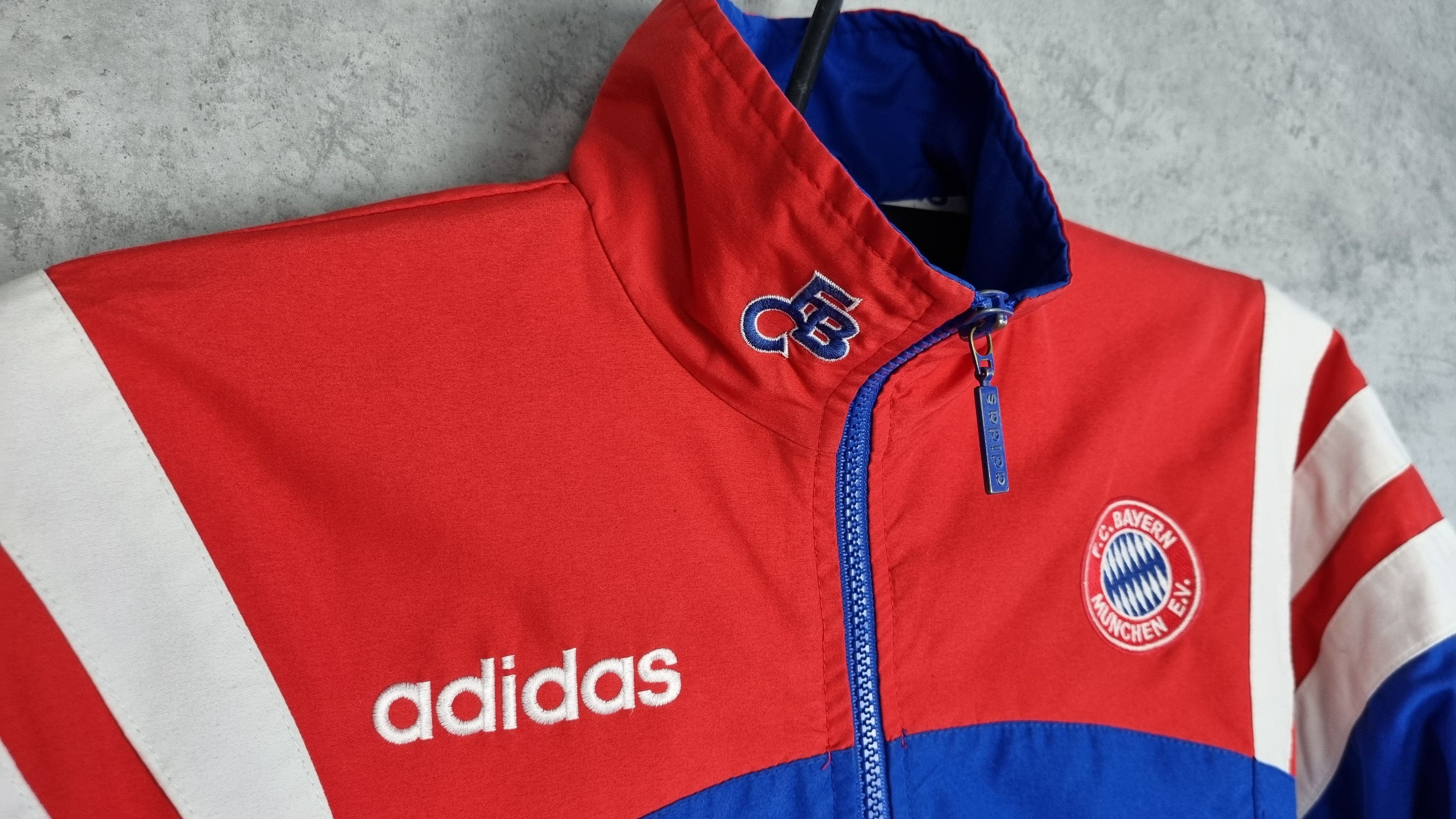 Adidas × Vintage 90s Adidas Bayern Munich Vintage Track Jacket Size US M / EU 48-50 / 2 - 12 Thumbnail