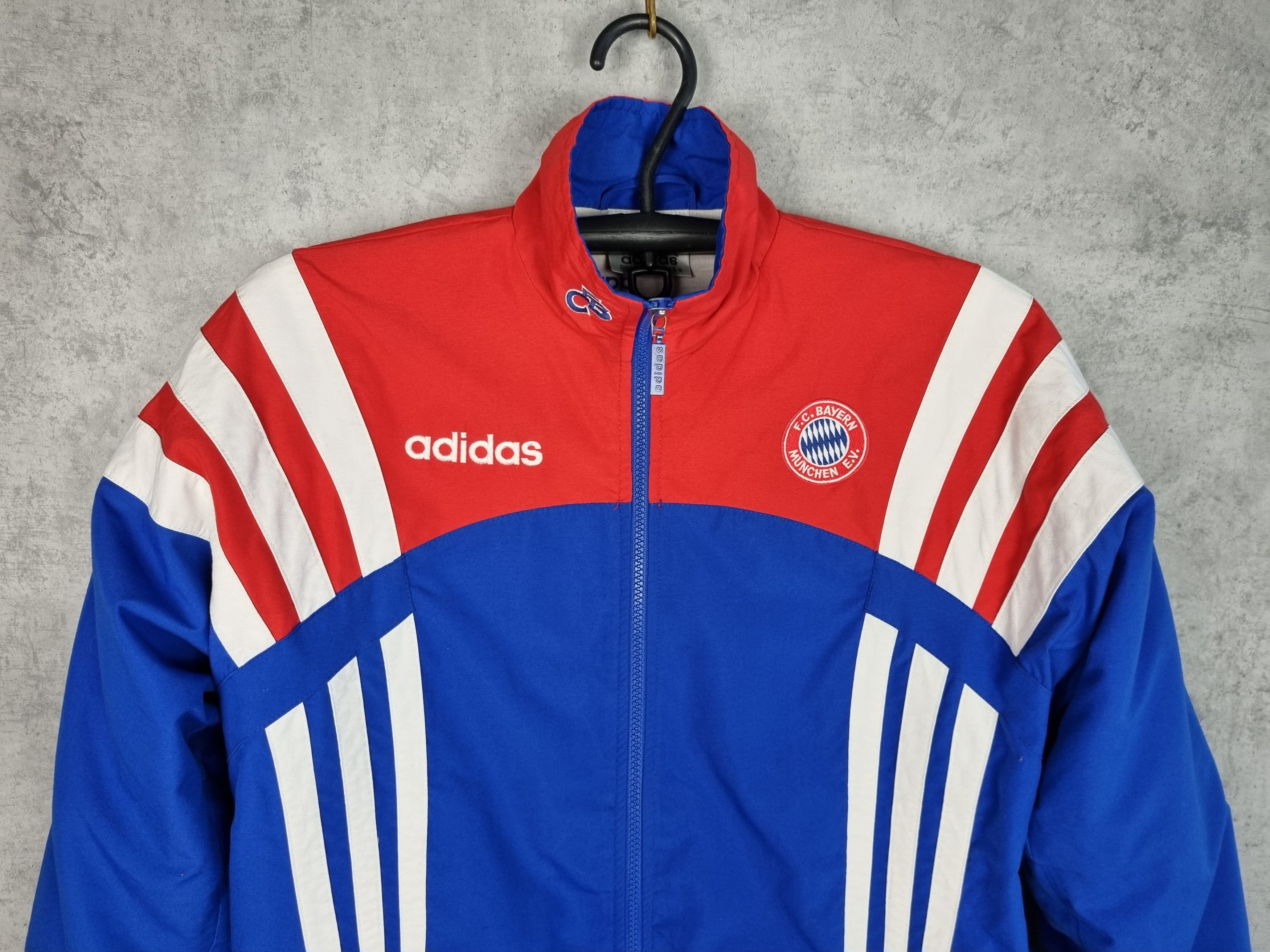 Adidas × Vintage 90s Adidas Bayern Munich Vintage Track Jacket Size US M / EU 48-50 / 2 - 2 Thumbnail