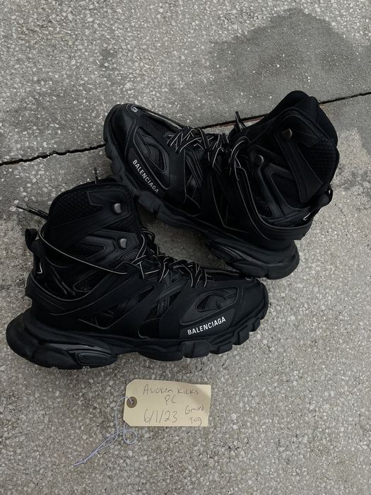 Balenciaga Balenciaga Track Hiking Boots Size 10 US Mens Black | Grailed