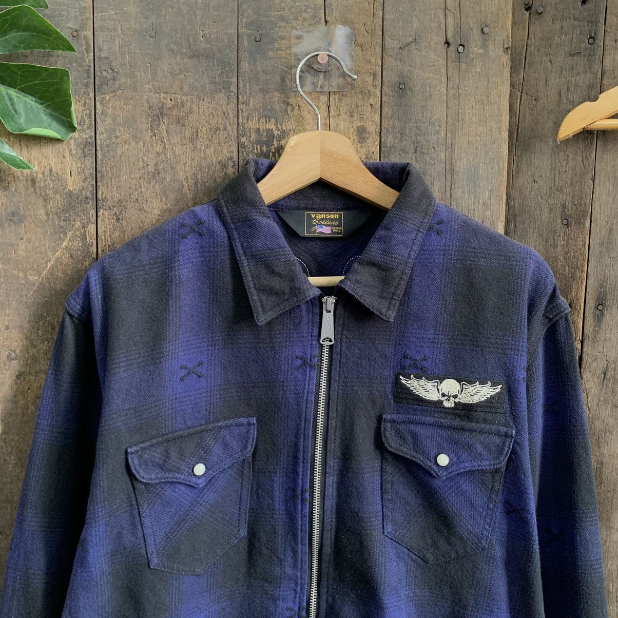 Vanson Leathers × Vintage Vintage Vanson Leathers Zipper Jacket Size US M / EU 48-50 / 2 - 3 Thumbnail
