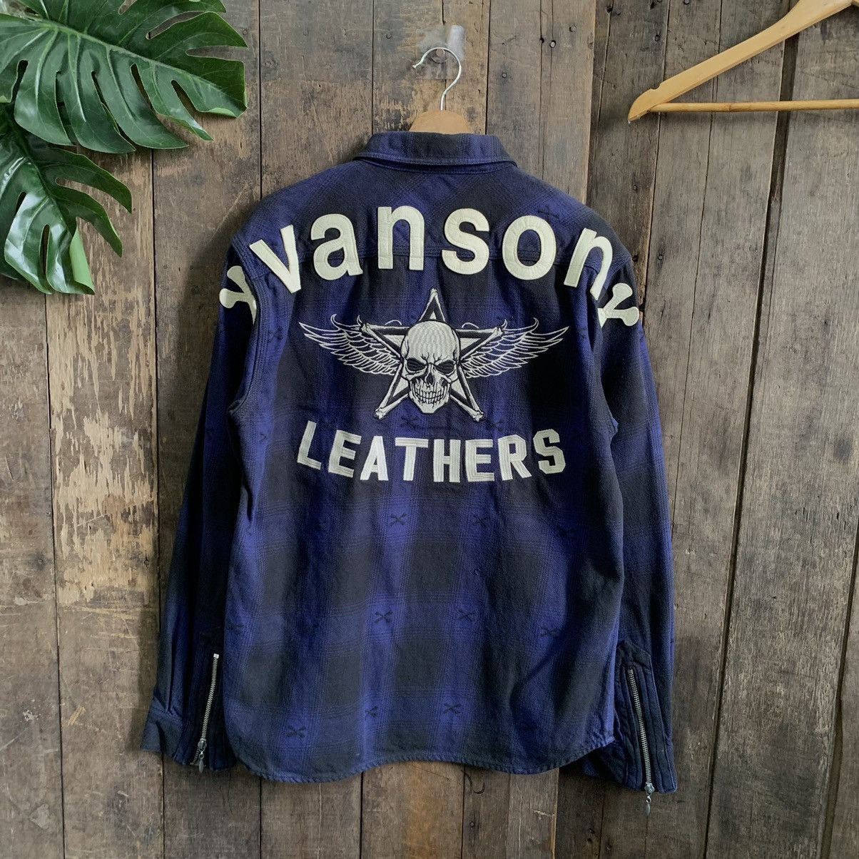 Vanson Leathers × Vintage Vintage Vanson Leathers Zipper Jacket Size US M / EU 48-50 / 2 - 1 Thumbnail
