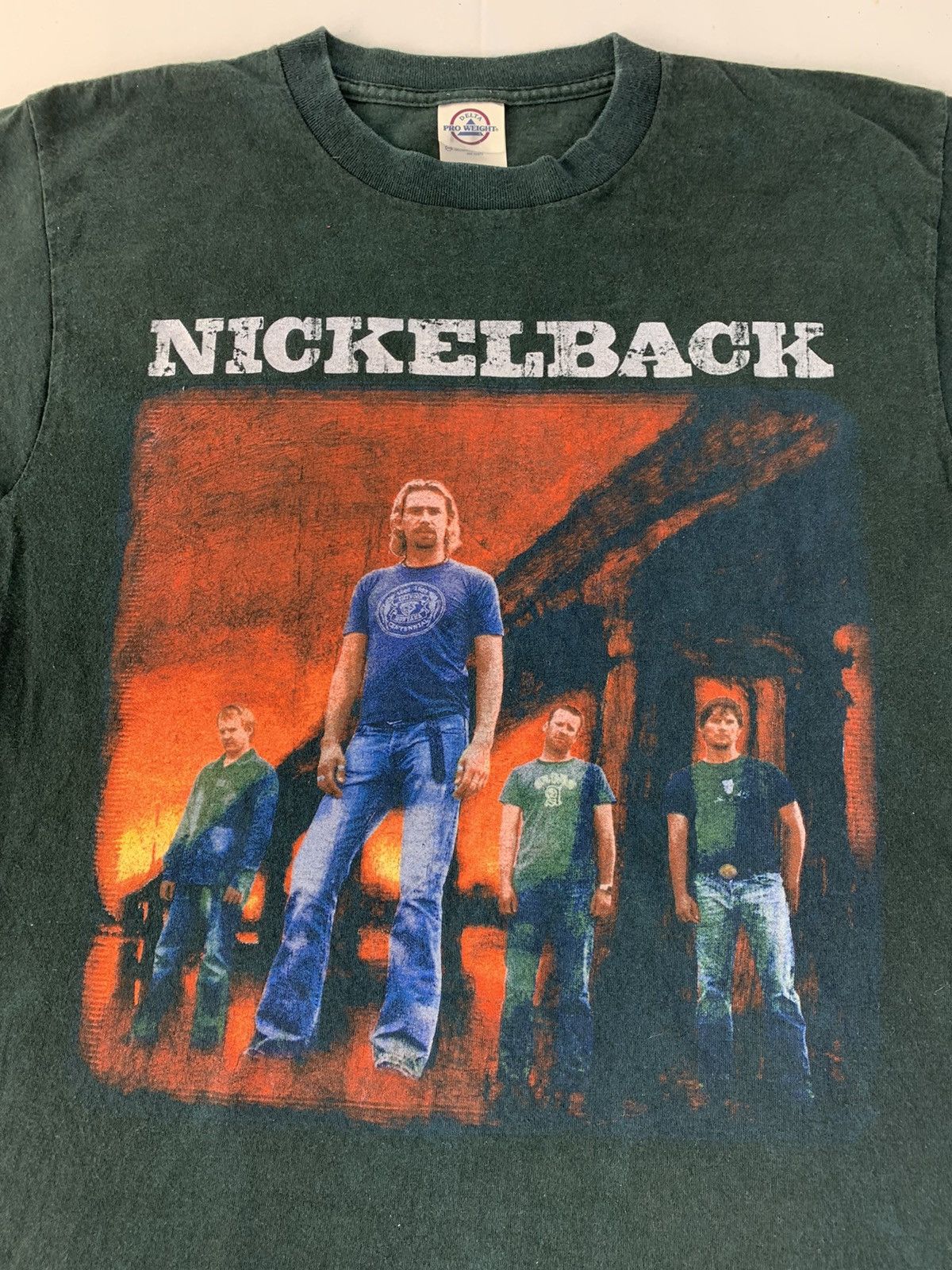 Band Tees × Vintage Y2K Nickelback The Long Road Tour 2004 Tee Size US M / EU 48-50 / 2 - 3 Thumbnail