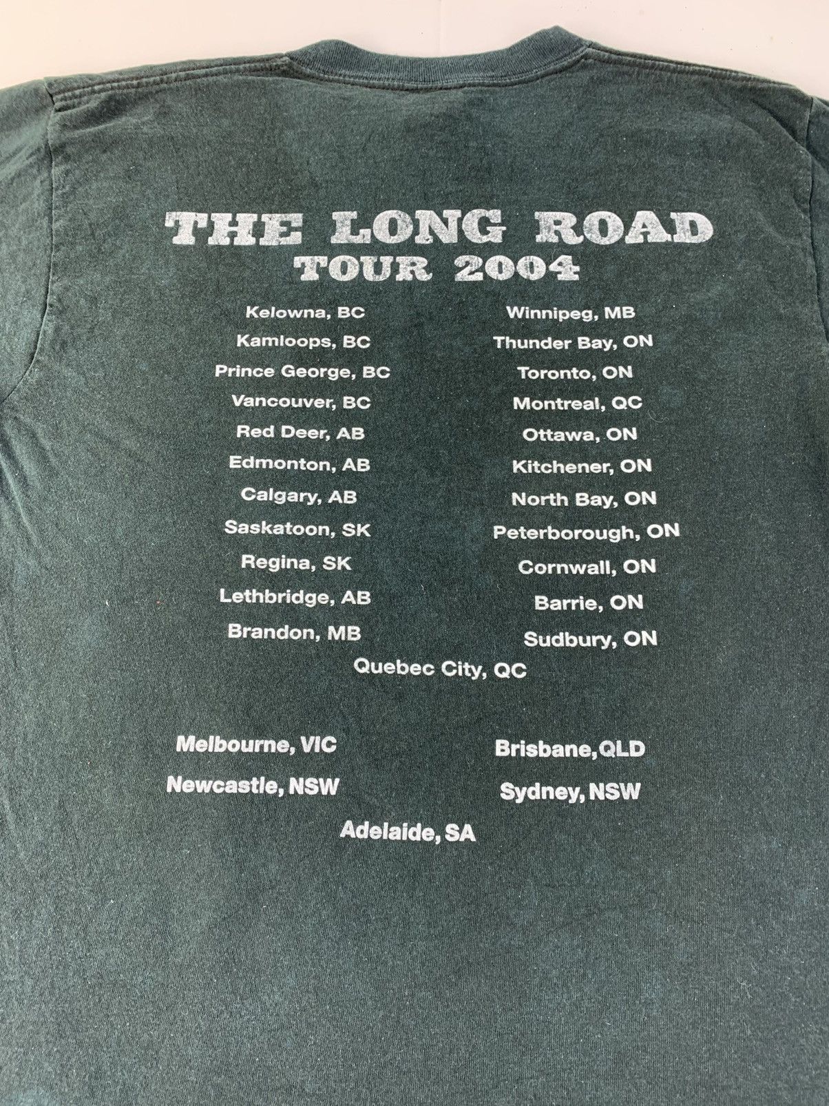 Band Tees × Vintage Y2K Nickelback The Long Road Tour 2004 Tee Size US M / EU 48-50 / 2 - 4 Thumbnail