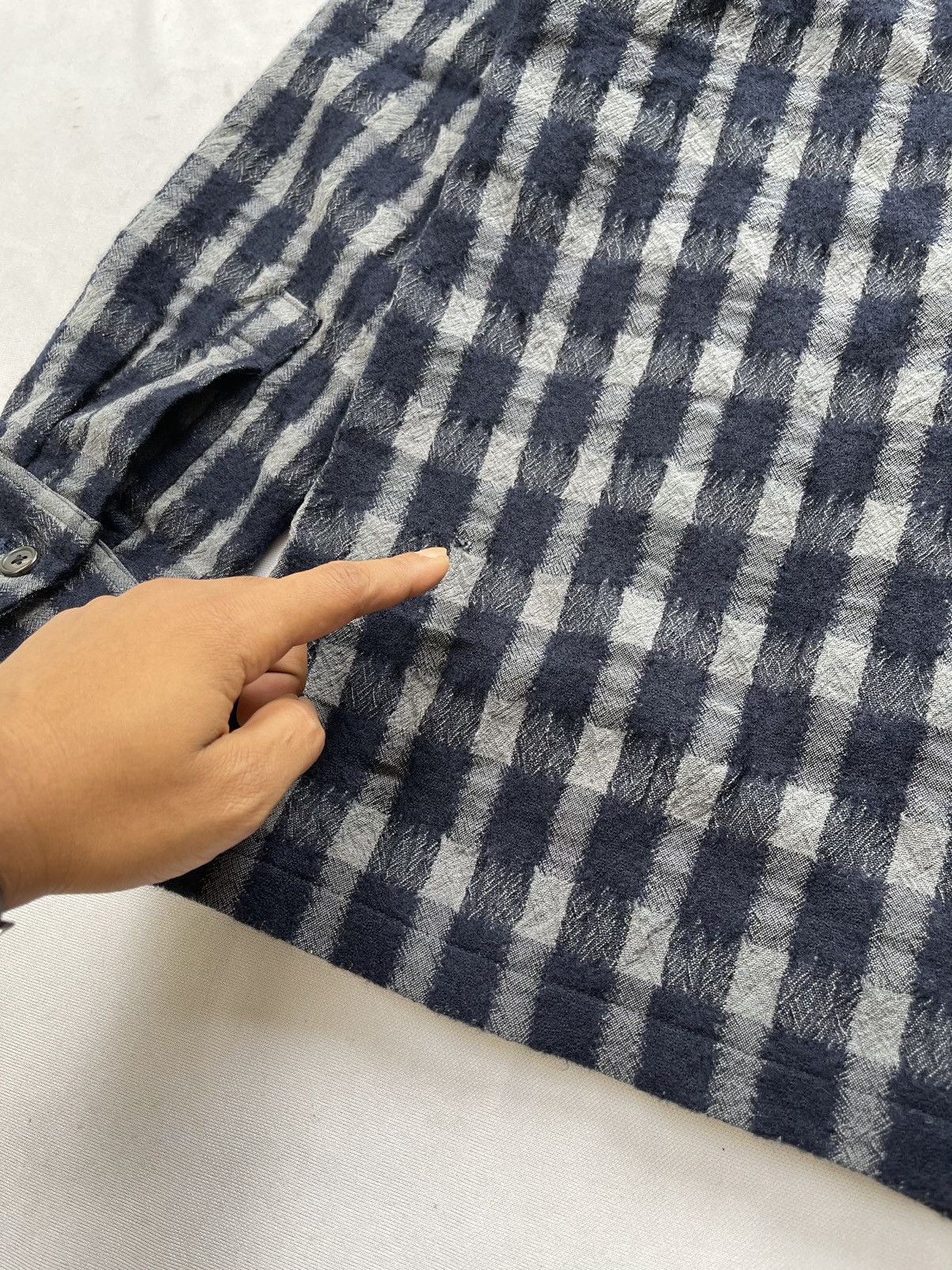 Yohji Yamamoto Ys For Men Checked Jacket Size US L / EU 52-54 / 3 - 11 Thumbnail