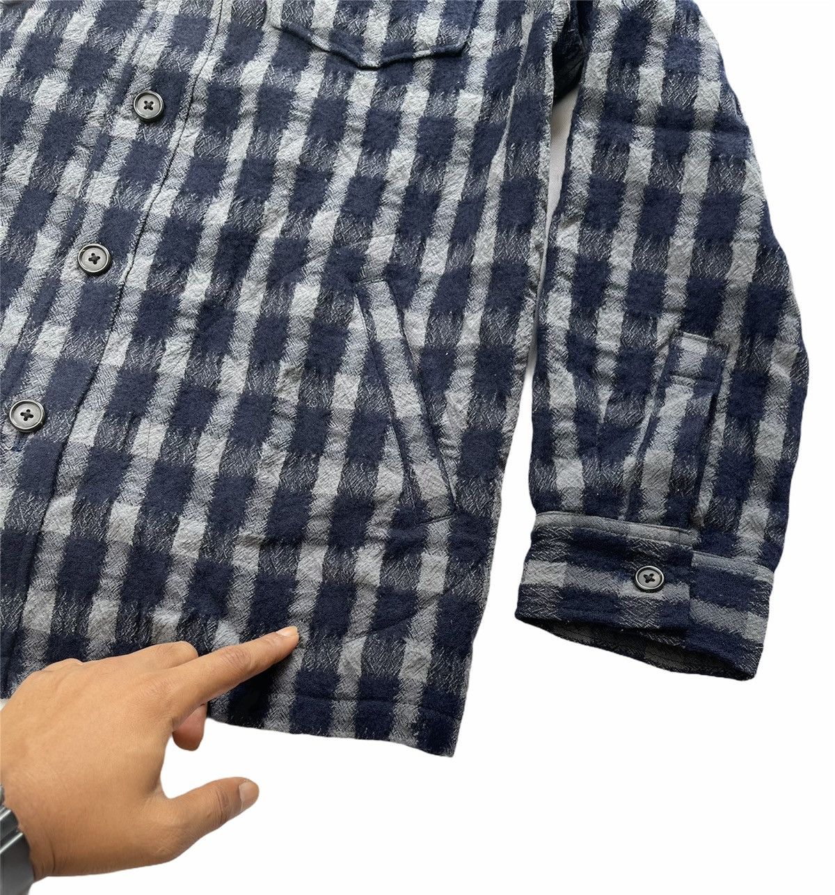 Yohji Yamamoto Ys For Men Checked Jacket Size US L / EU 52-54 / 3 - 9 Thumbnail