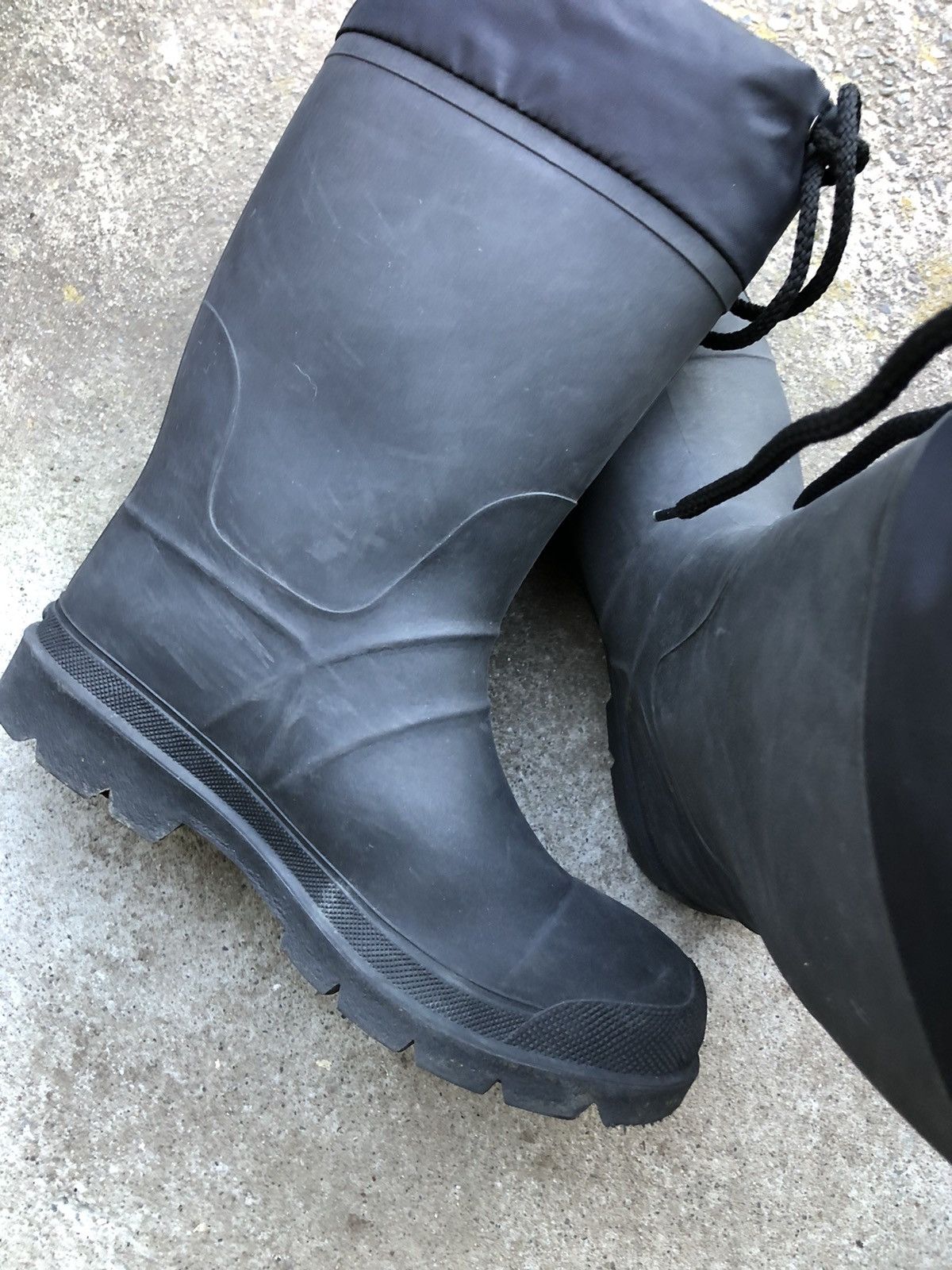 Vintage fits sz 10 balenciaga style lug sole boots croc Size US 9 / EU 42 - 6 Thumbnail