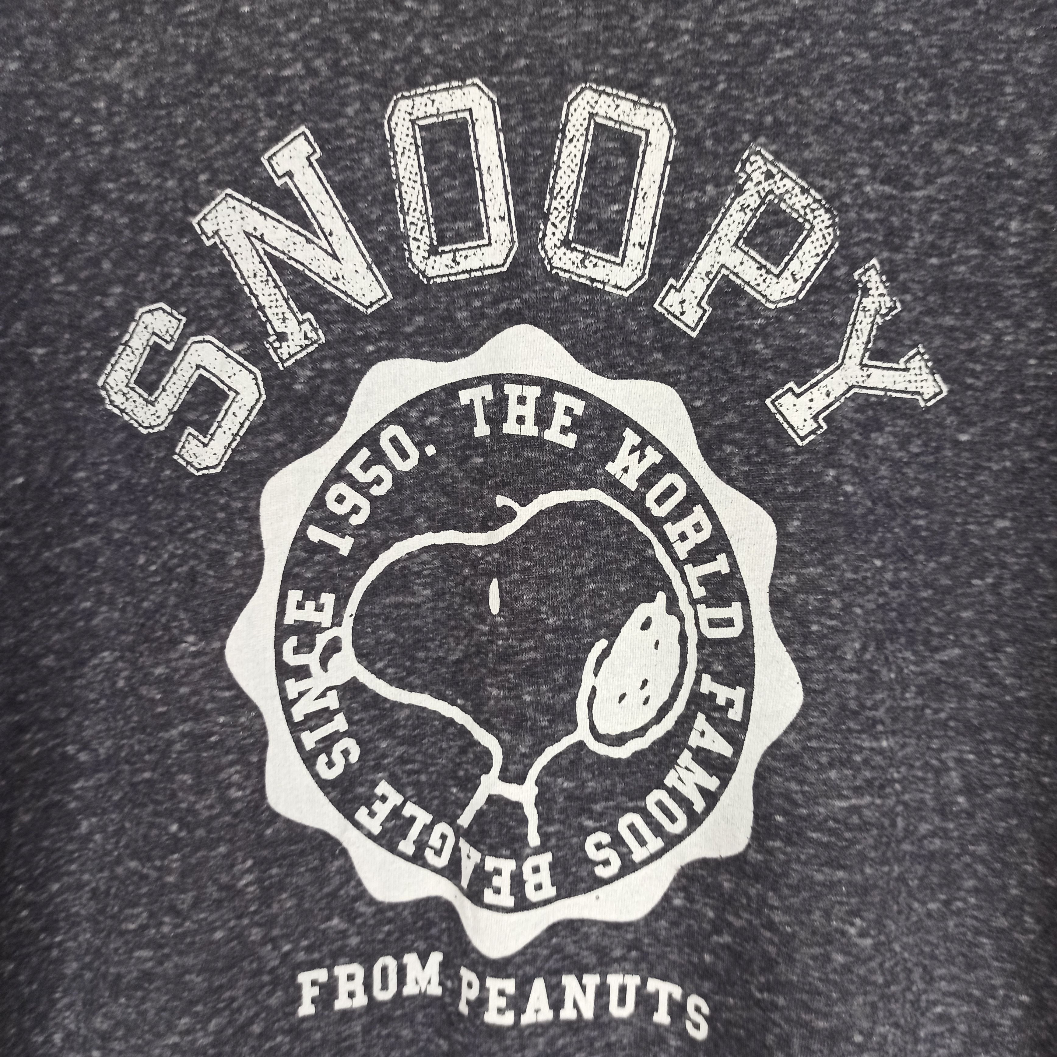 Peanuts 🔥Vintage🔥 Peanuts Snoopy Crewneck Big Logo Gray Colour Size US L / EU 52-54 / 3 - 2 Thumbnail
