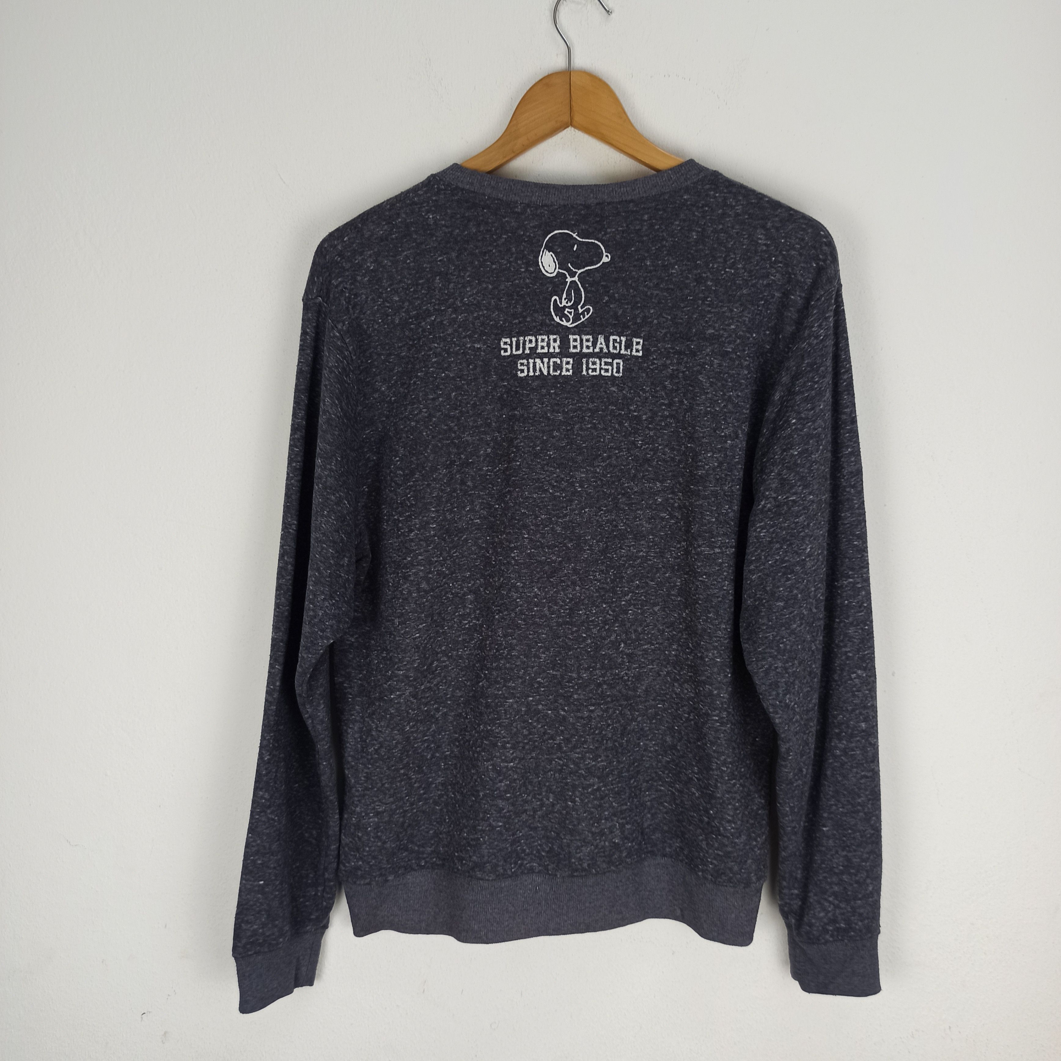 Peanuts 🔥Vintage🔥 Peanuts Snoopy Crewneck Big Logo Gray Colour Size US L / EU 52-54 / 3 - 3 Thumbnail