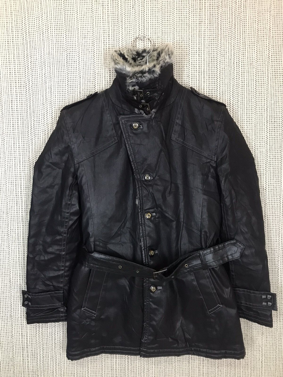 Tornado Mart ‼️RARELY TORNADO MART FUR JACKET PUNK STYLE ‼️ Size US M / EU 48-50 / 2 - 3 Thumbnail