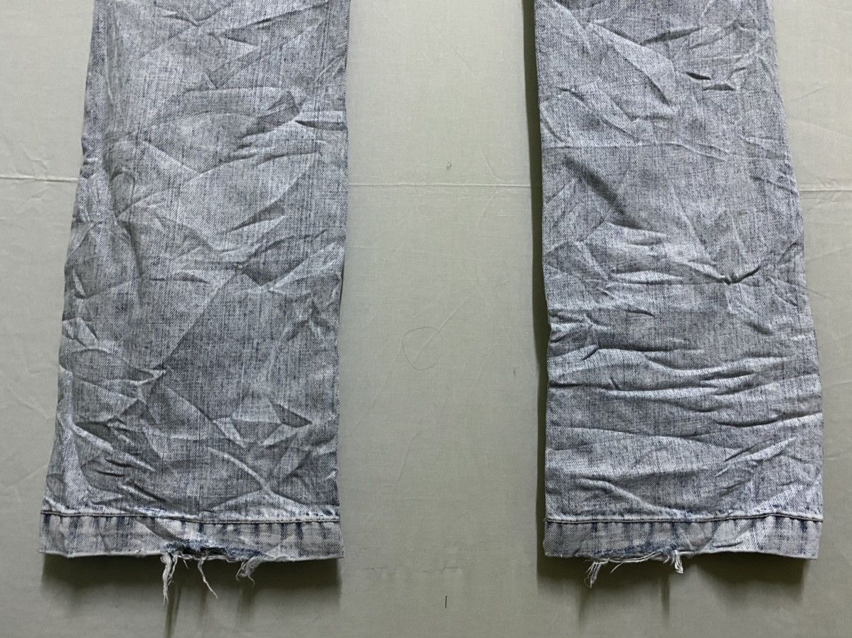 Japanese Brand Of The Neige Acid Wash Flare Jeans Size US 32 / EU 48 - 13 Thumbnail