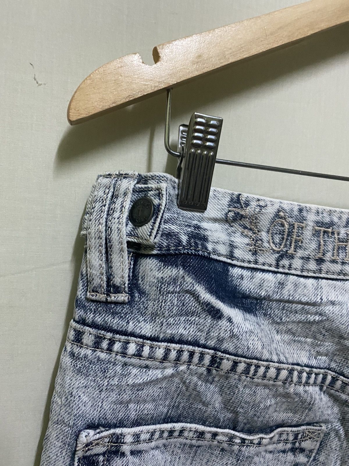 Japanese Brand Of The Neige Acid Wash Flare Jeans Size US 32 / EU 48 - 9 Thumbnail