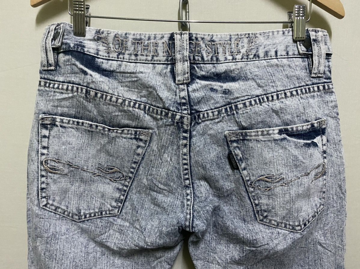 Japanese Brand Of The Neige Acid Wash Flare Jeans Size US 32 / EU 48 - 10 Thumbnail