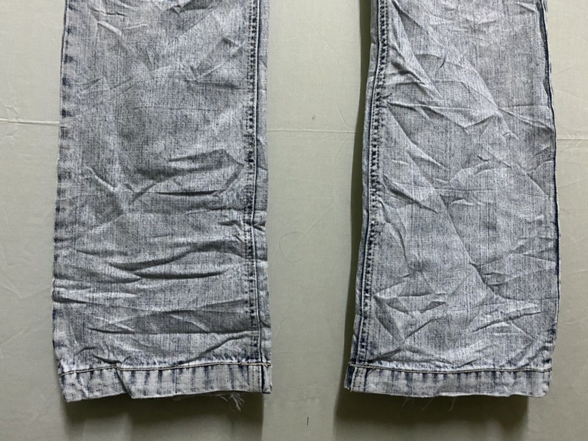 Japanese Brand Of The Neige Acid Wash Flare Jeans Size US 32 / EU 48 - 4 Thumbnail