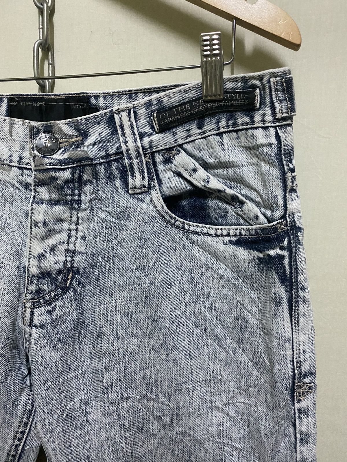 Japanese Brand Of The Neige Acid Wash Flare Jeans Size US 32 / EU 48 - 3 Thumbnail