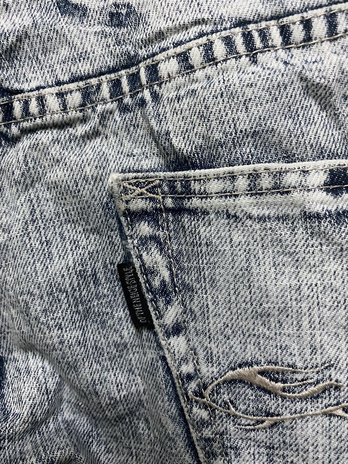 Japanese Brand Of The Neige Acid Wash Flare Jeans Size US 32 / EU 48 - 11 Thumbnail