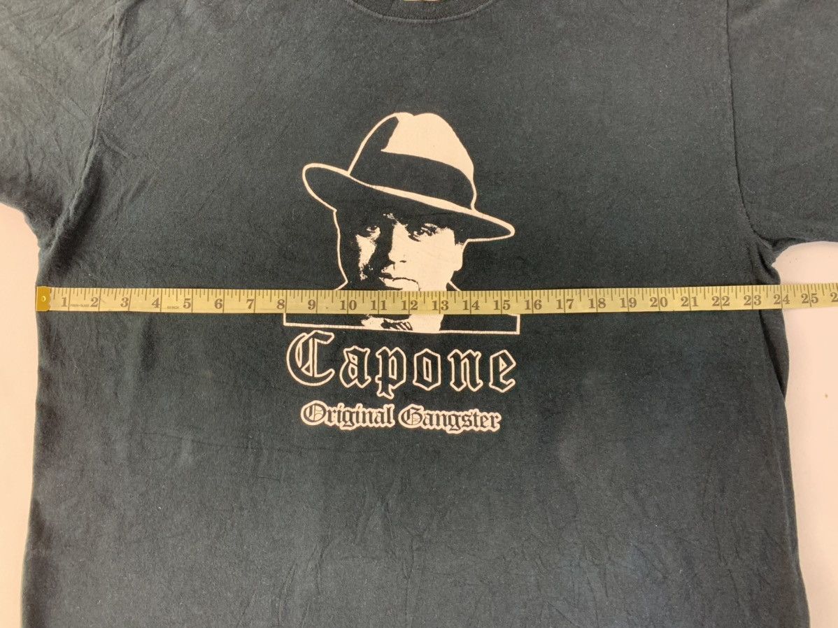 Fruit Of The Loom 90s Y2K El Capone Real Gangster American Mafia Big Logo Tee Size US XL / EU 56 / 4 - 7 Thumbnail