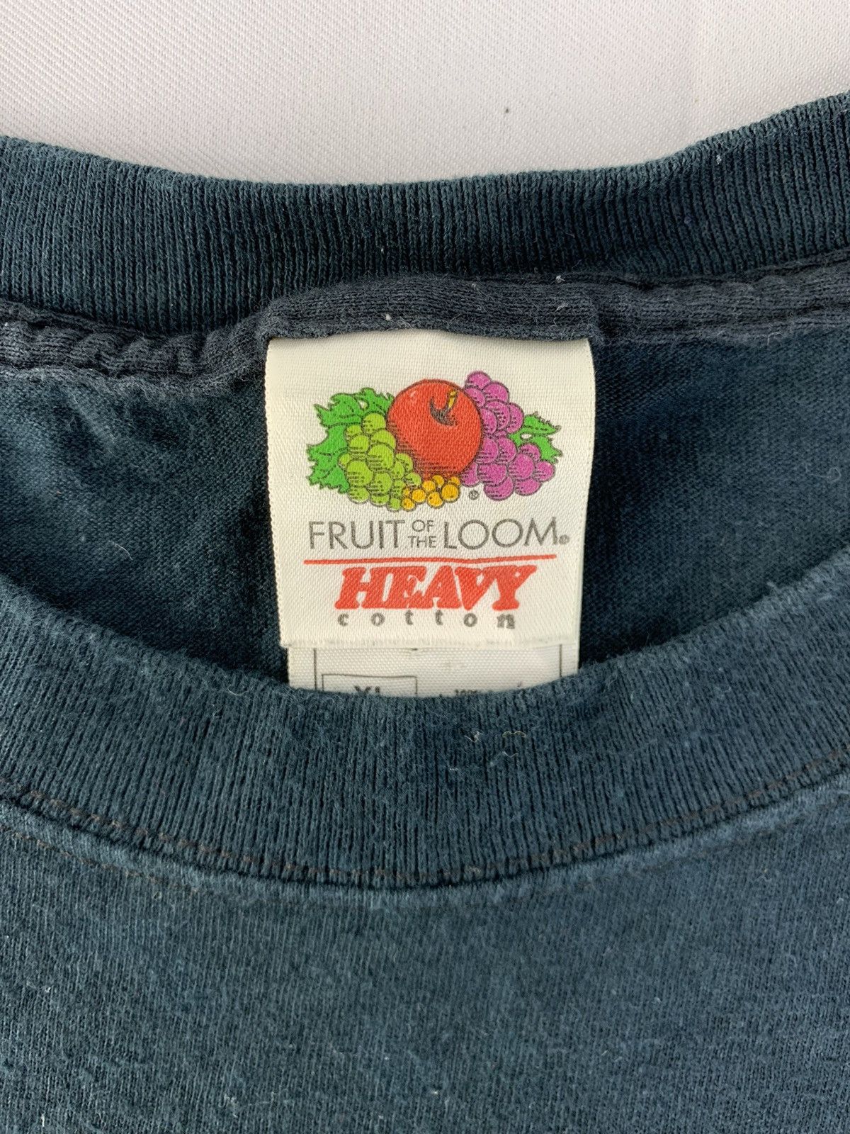 Fruit Of The Loom 90s Y2K El Capone Real Gangster American Mafia Big Logo Tee Size US XL / EU 56 / 4 - 5 Thumbnail