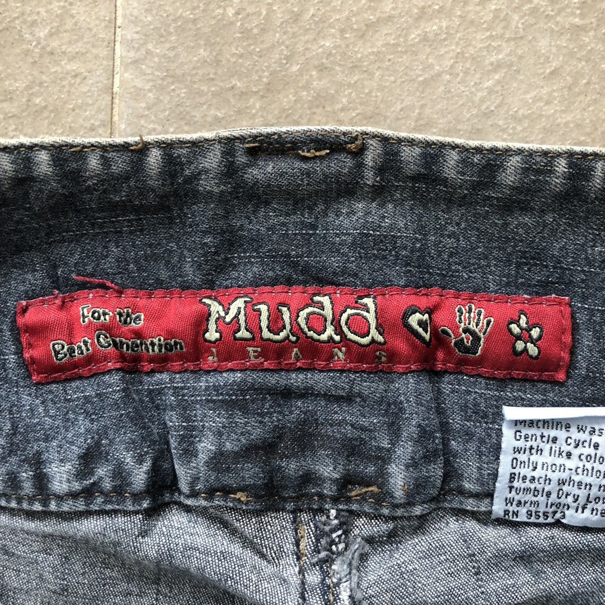 Designer Rare🔥y2k hybrid flared stretch jeans by Muad jeans Size 31" - 8 Thumbnail