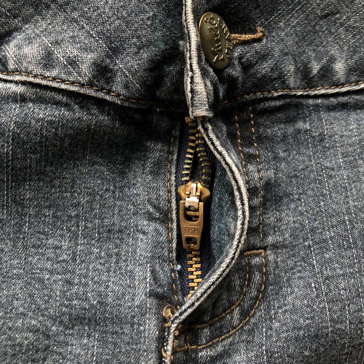 Designer Rare🔥y2k hybrid flared stretch jeans by Muad jeans Size 31" - 7 Thumbnail