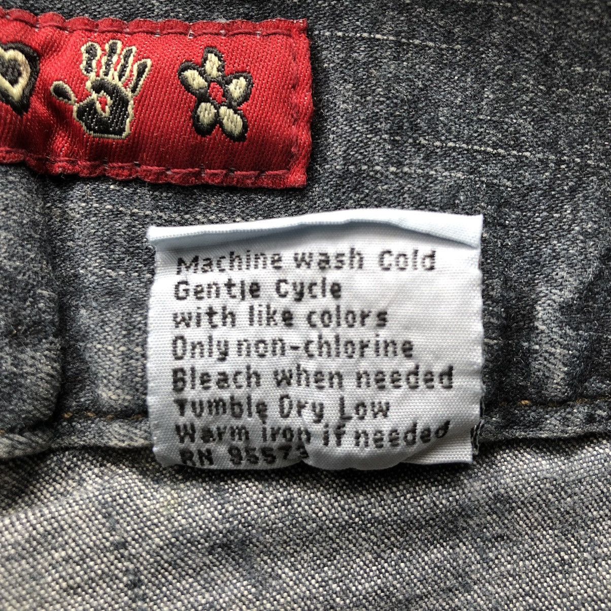 Designer Rare🔥y2k hybrid flared stretch jeans by Muad jeans Size 31" - 10 Thumbnail
