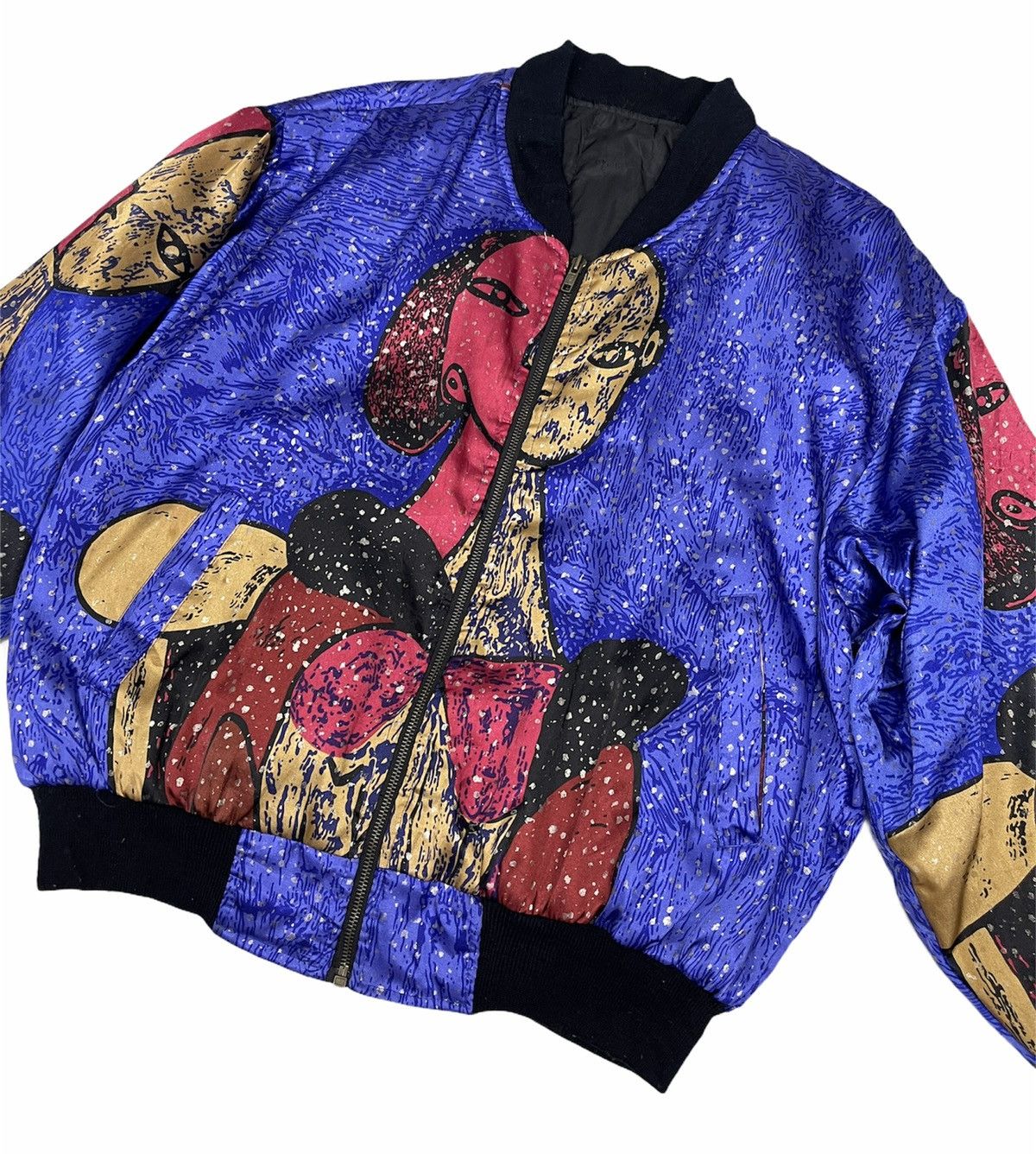 Vintage Vintage Picasso Bomber Jacket Size US XL / EU 56 / 4 - 8 Thumbnail
