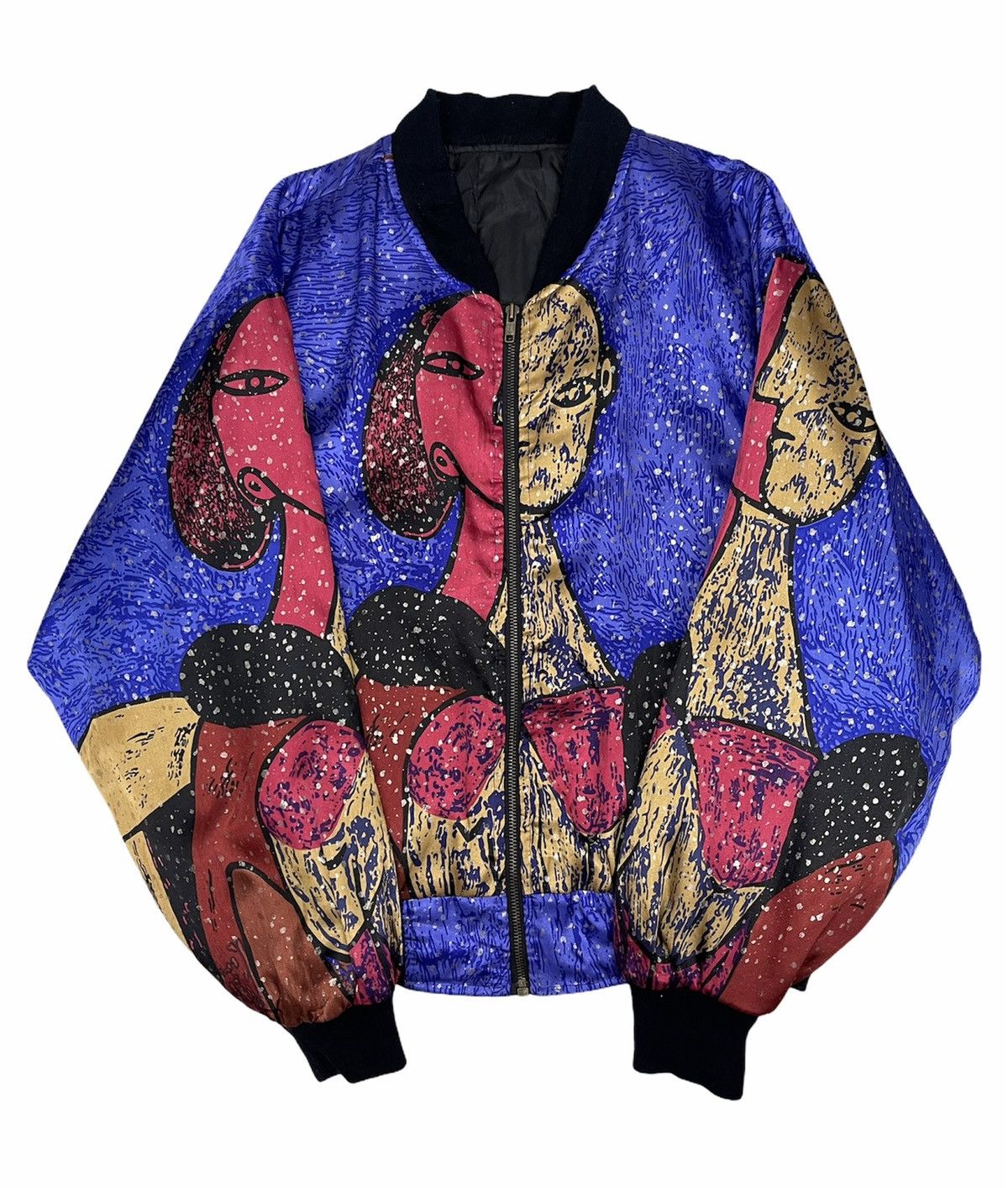 Vintage Vintage Picasso Bomber Jacket Size US XL / EU 56 / 4 - 3 Thumbnail