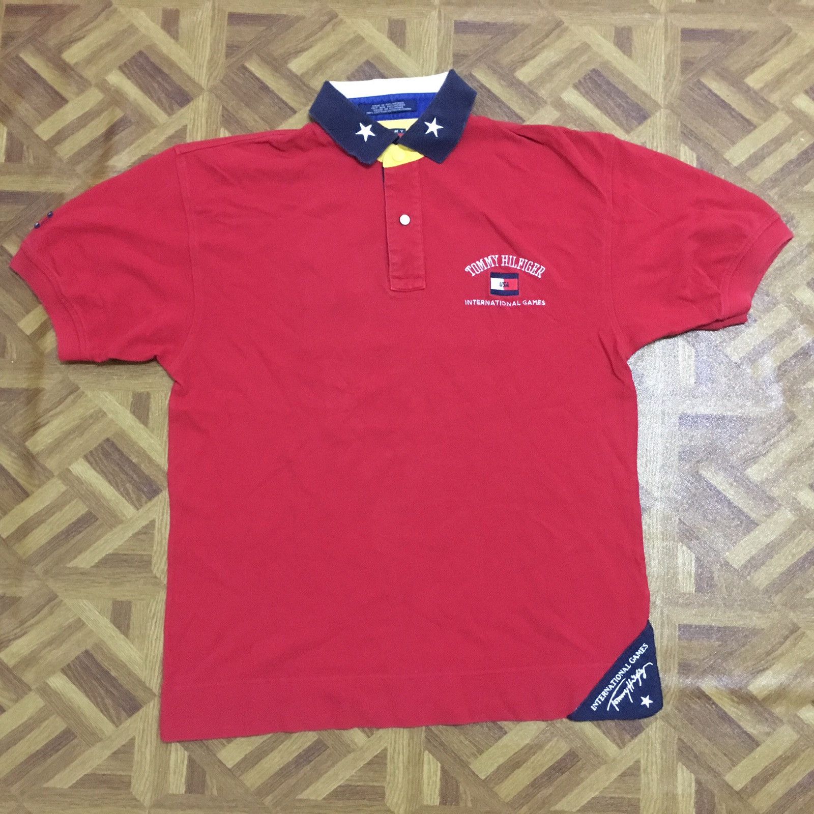 Tommy Hilfiger × Vintage vintage TH international games Size US M / EU 48-50 / 2 - 1 Thumbnail