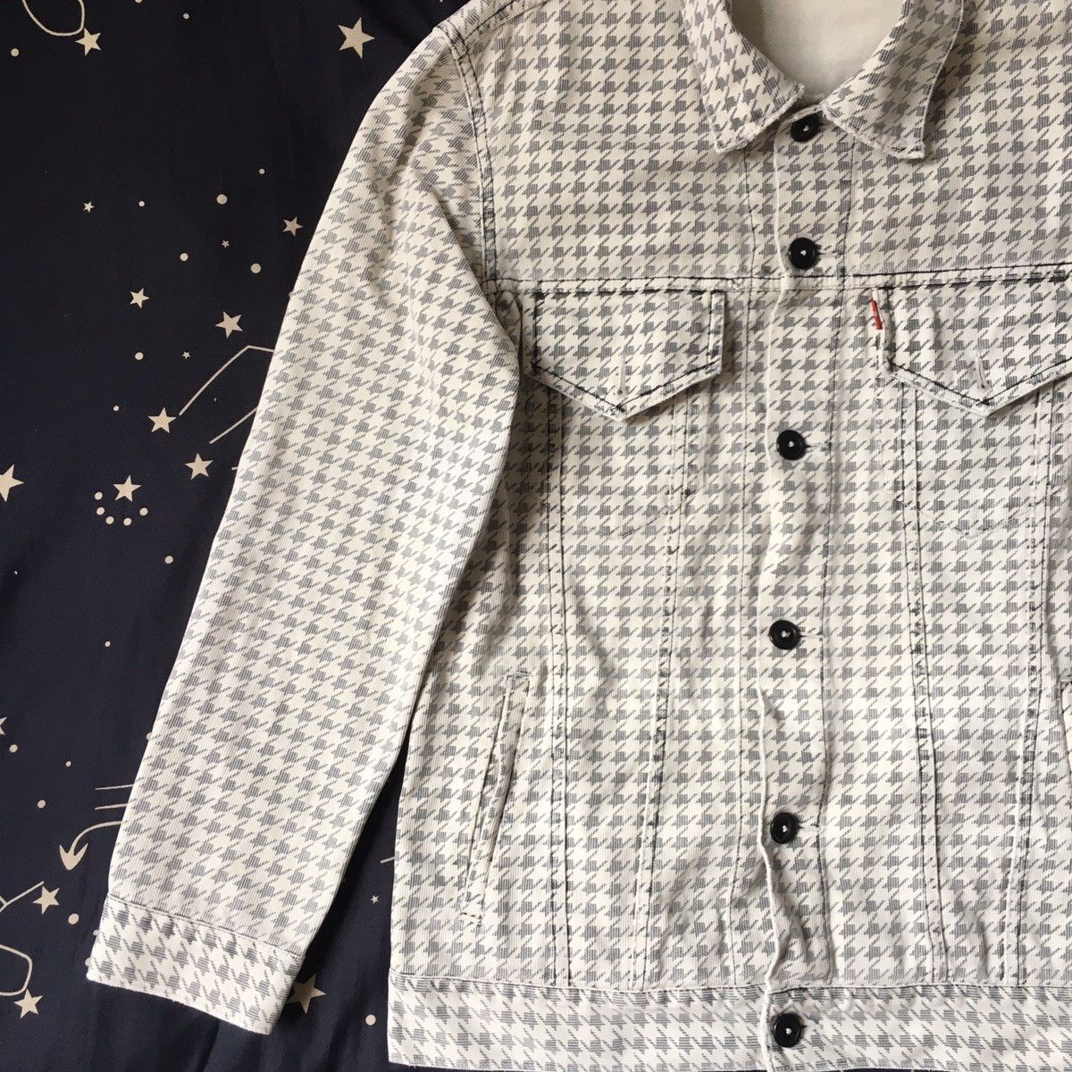 Levi's × Levi's Vintage Clothing × Vintage rare vintage printed trucker jacket Size US L / EU 52-54 / 3 - 2 Thumbnail