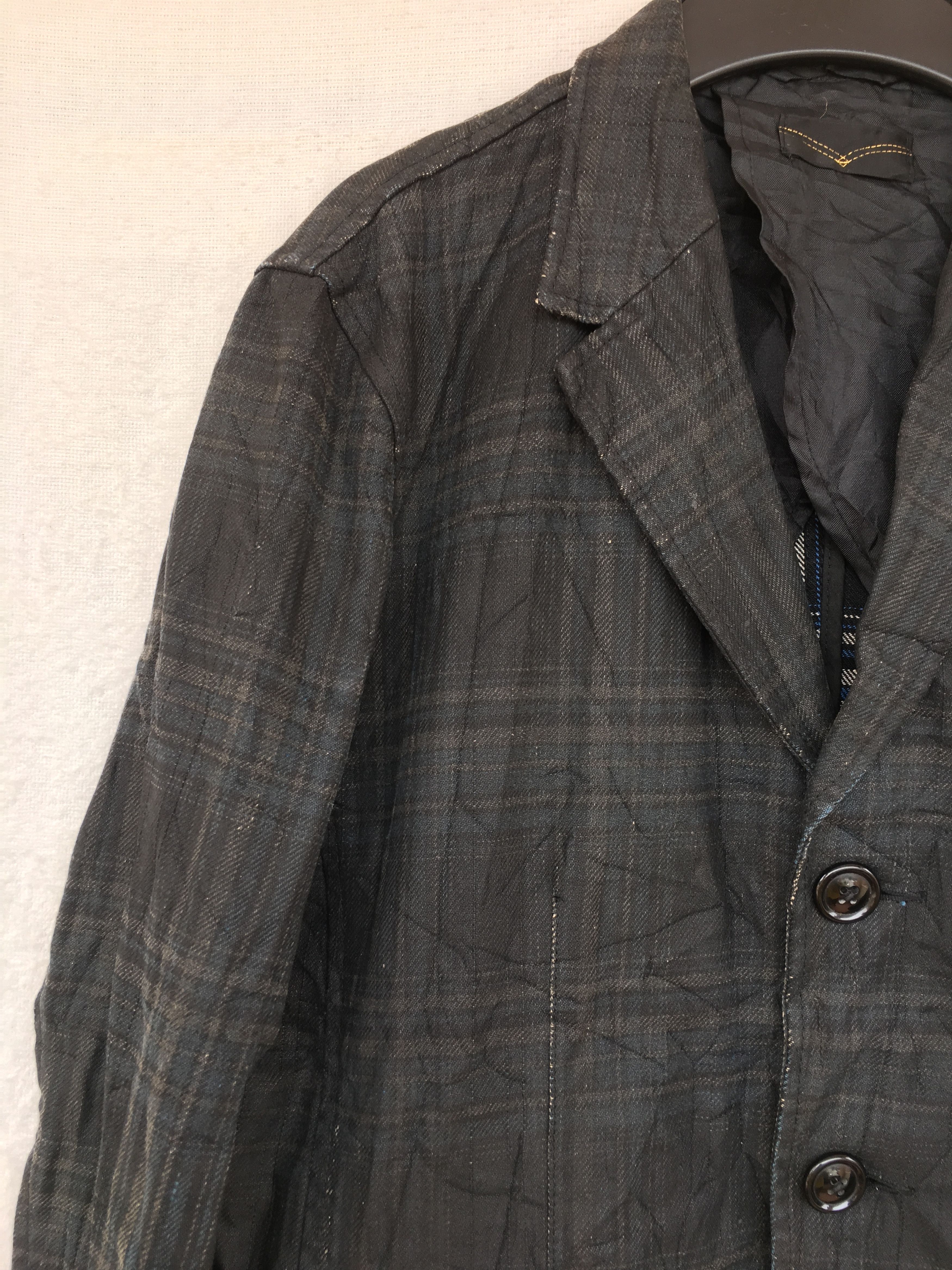 Levi's × Levi's Made & Crafted × Levi's Vintage Clothing black wax blue tartan coat Size US M / EU 48-50 / 2 - 5 Thumbnail