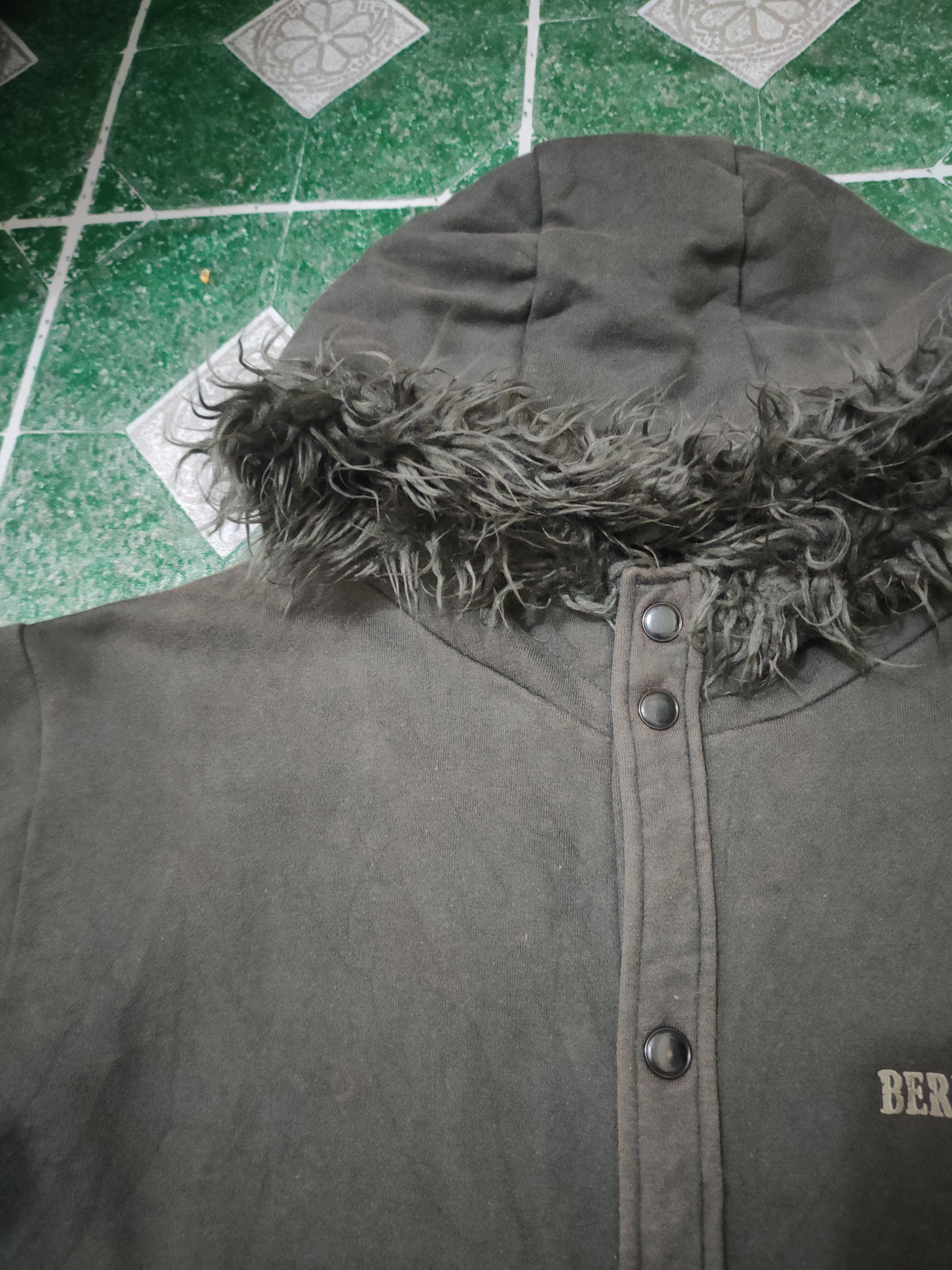 Japanese Brand Bernings Sho Jacket Button Faux Hoodie Size US L / EU 52-54 / 3 - 6 Thumbnail