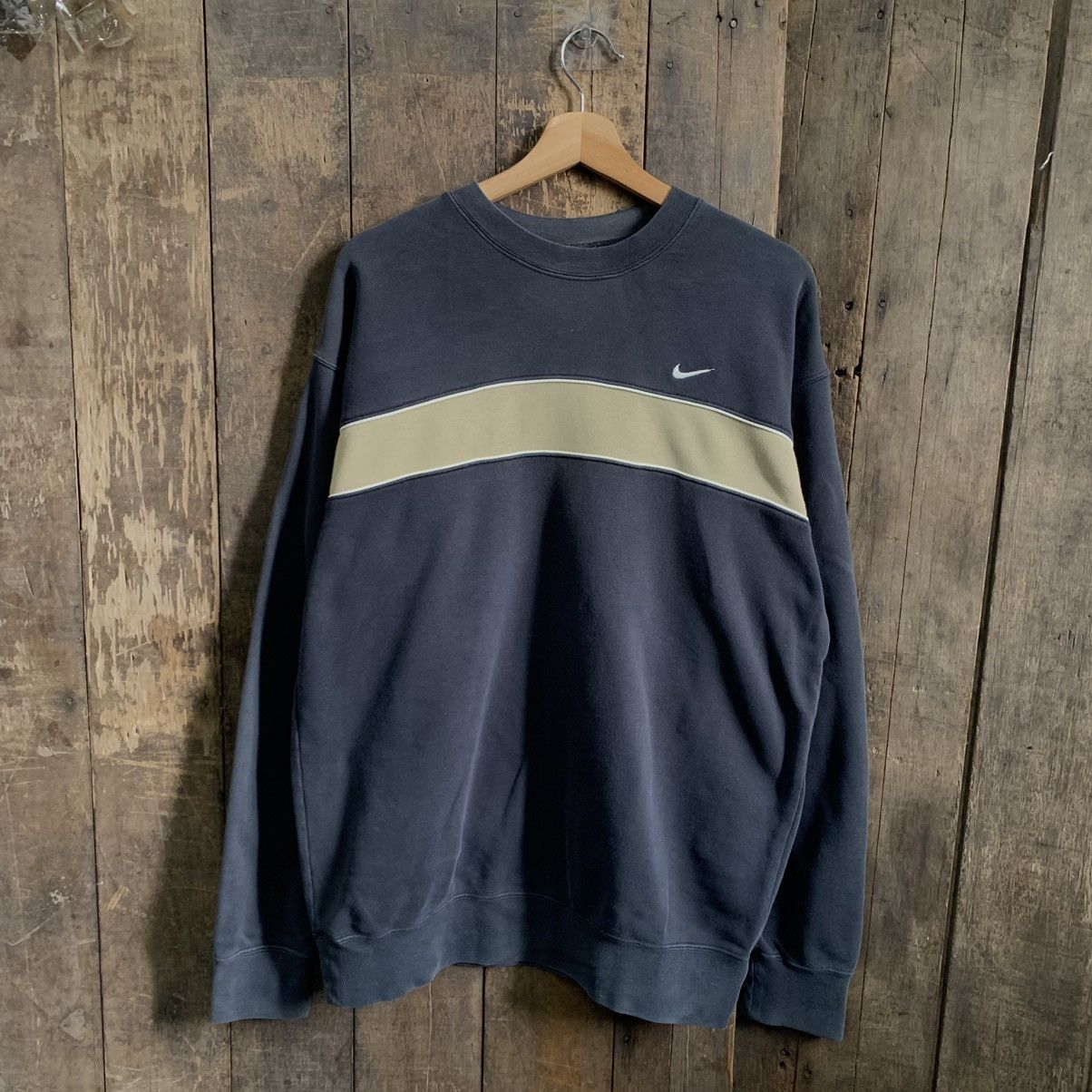 Nike × Vintage Vintage Nike Small Swosh Crewneck Sweatshirt Size US M / EU 48-50 / 2 - 6 Thumbnail