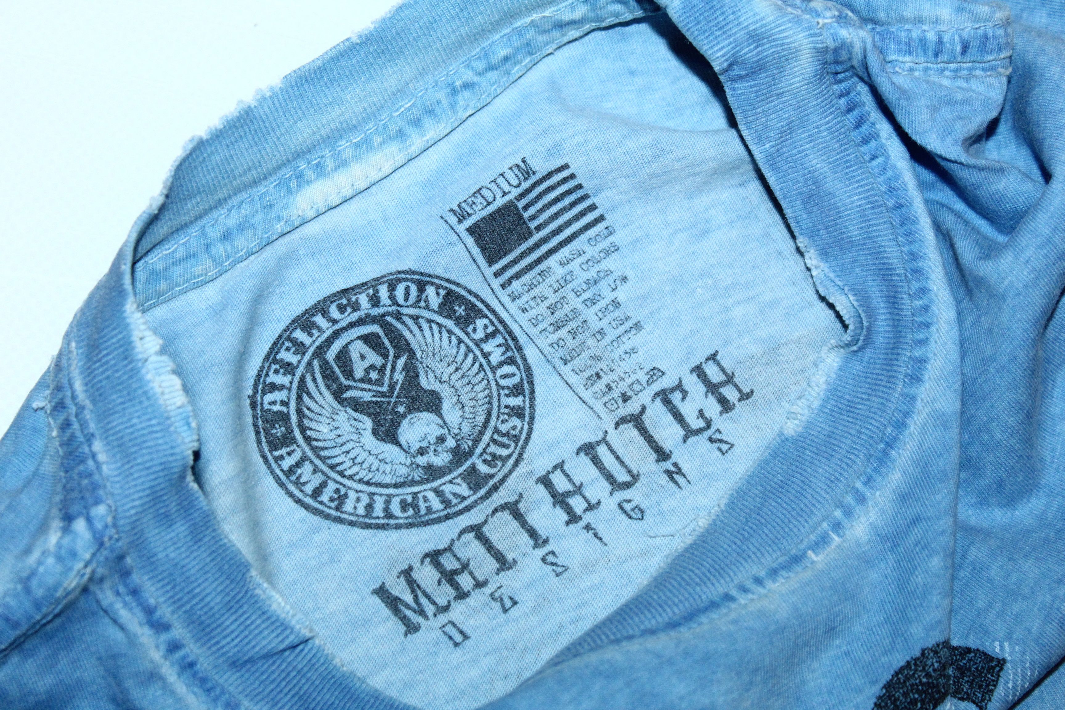 Affliction 🔥VTG🔥 Affliction Matt Hotch Design Dyed Distressed T-shirt Size US M / EU 48-50 / 2 - 7 Thumbnail