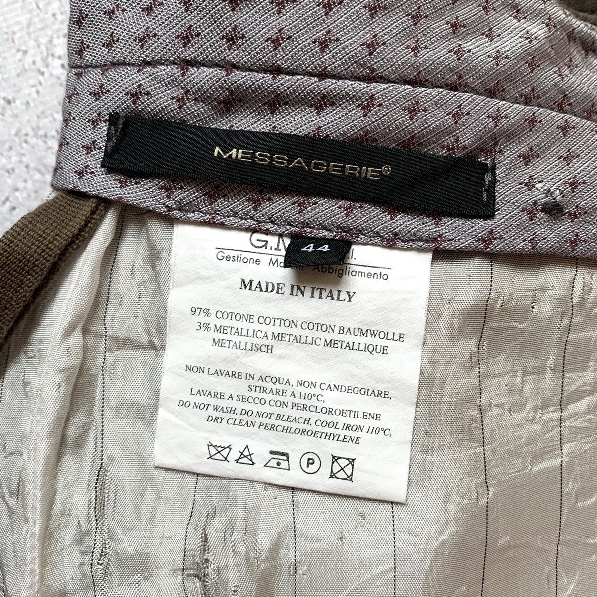 Messagerie Messagerie Metallic Cotton Cargo Pants Size US 29 - 15 Thumbnail