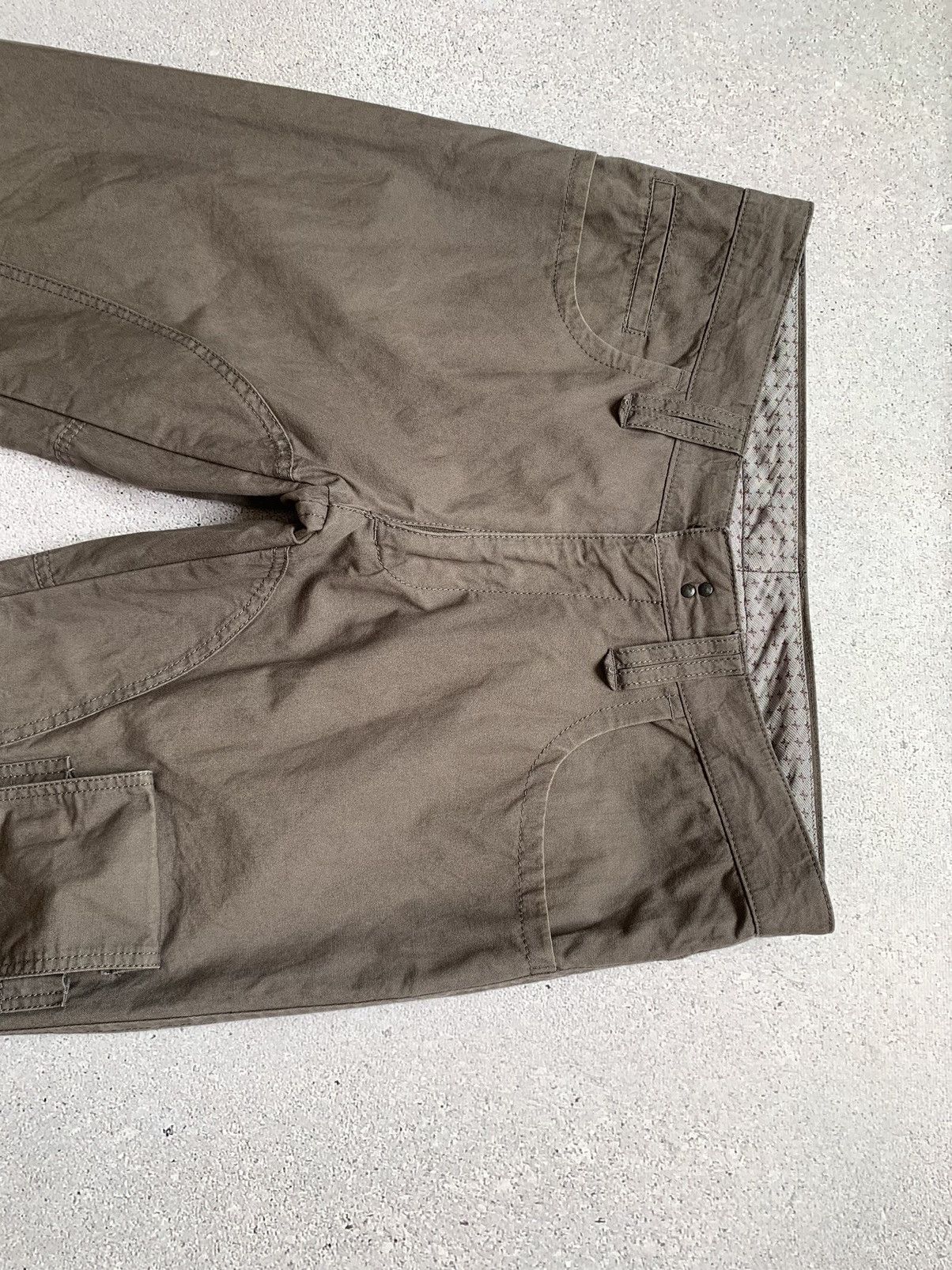 Messagerie Messagerie Metallic Cotton Cargo Pants Size US 29 - 9 Thumbnail