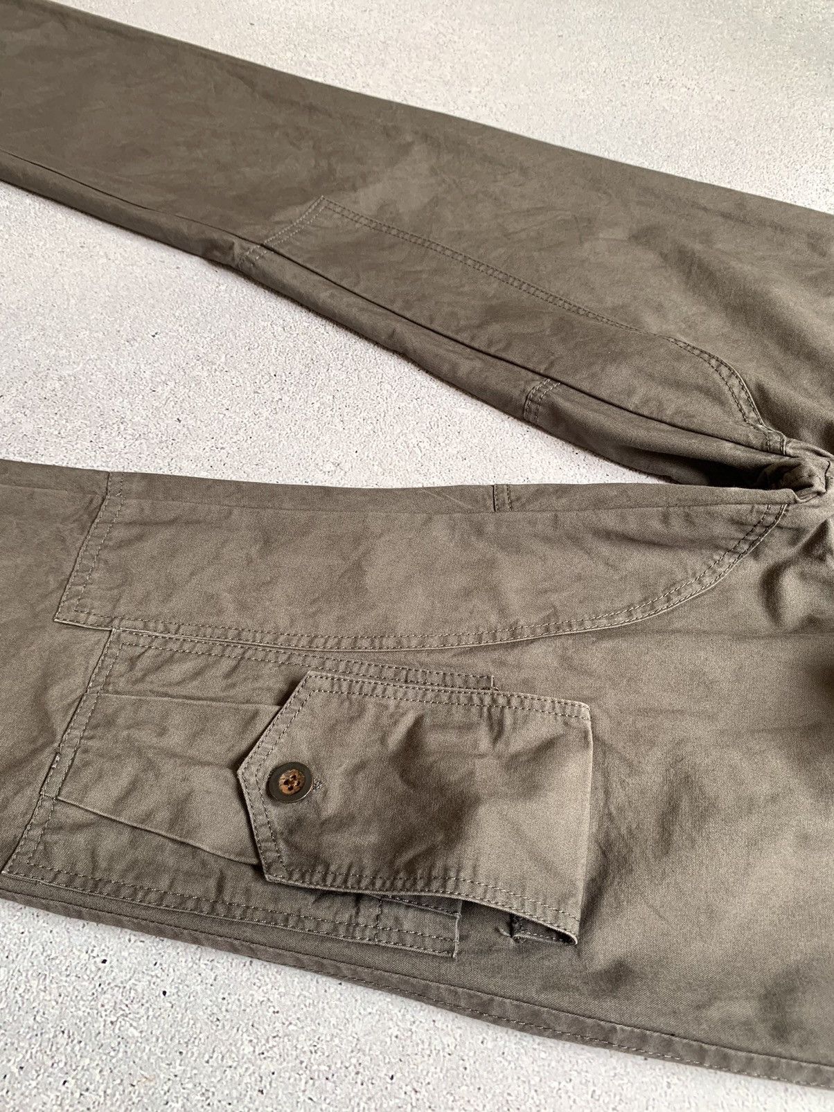 Messagerie Messagerie Metallic Cotton Cargo Pants Size US 29 - 17 Thumbnail