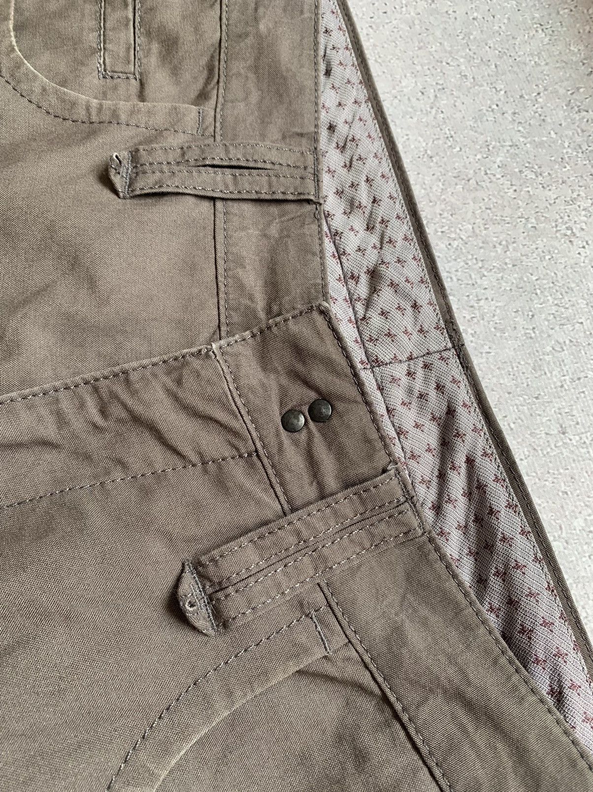 Messagerie Messagerie Metallic Cotton Cargo Pants Size US 29 - 10 Thumbnail