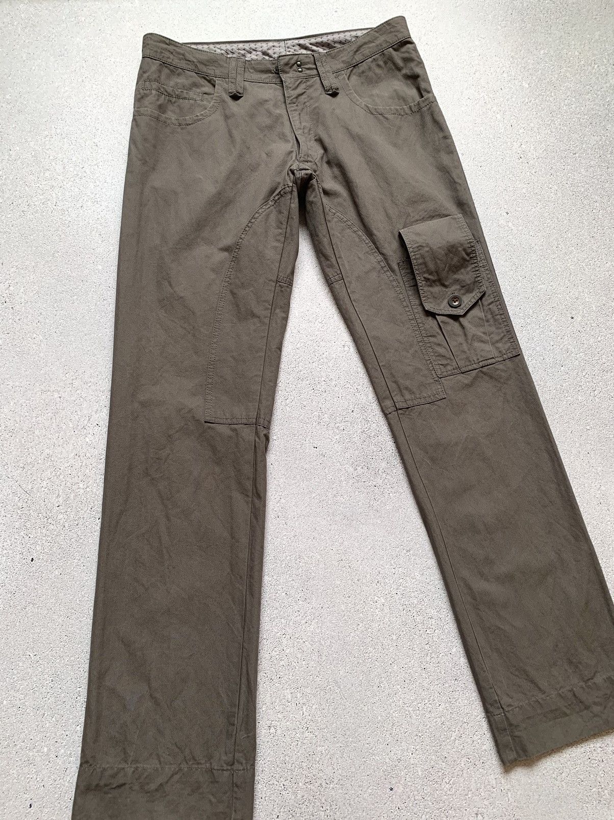Messagerie Messagerie Metallic Cotton Cargo Pants Size US 29 - 6 Thumbnail
