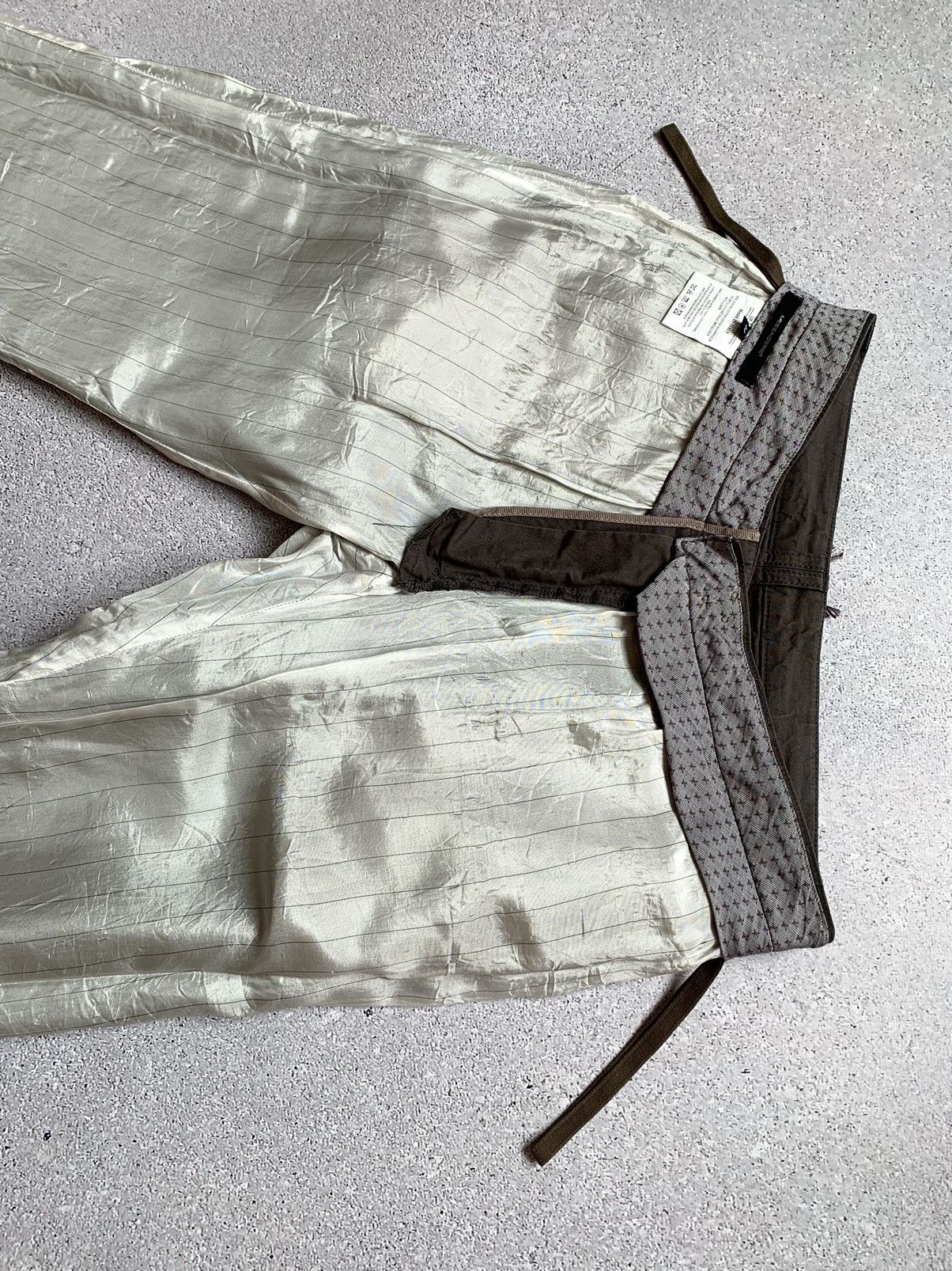 Messagerie Messagerie Metallic Cotton Cargo Pants Size US 29 - 22 Thumbnail