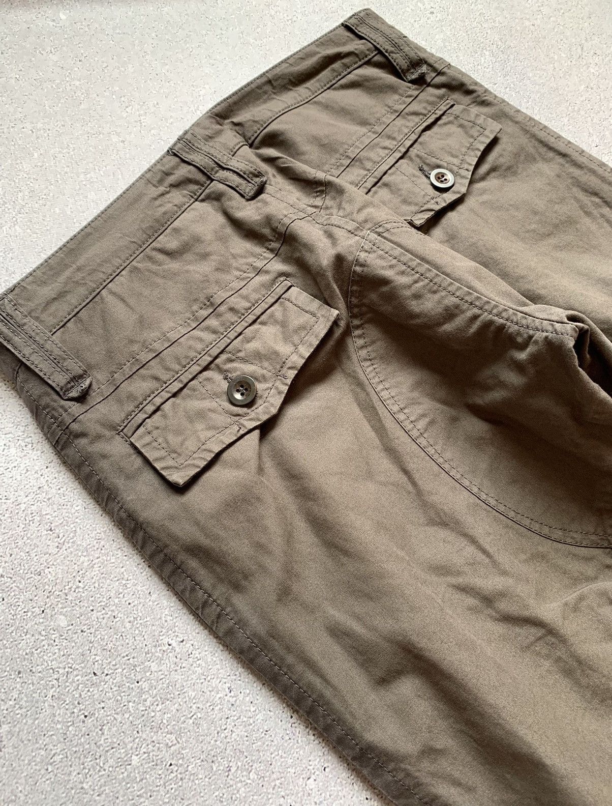Messagerie Messagerie Metallic Cotton Cargo Pants Size US 29 - 21 Thumbnail