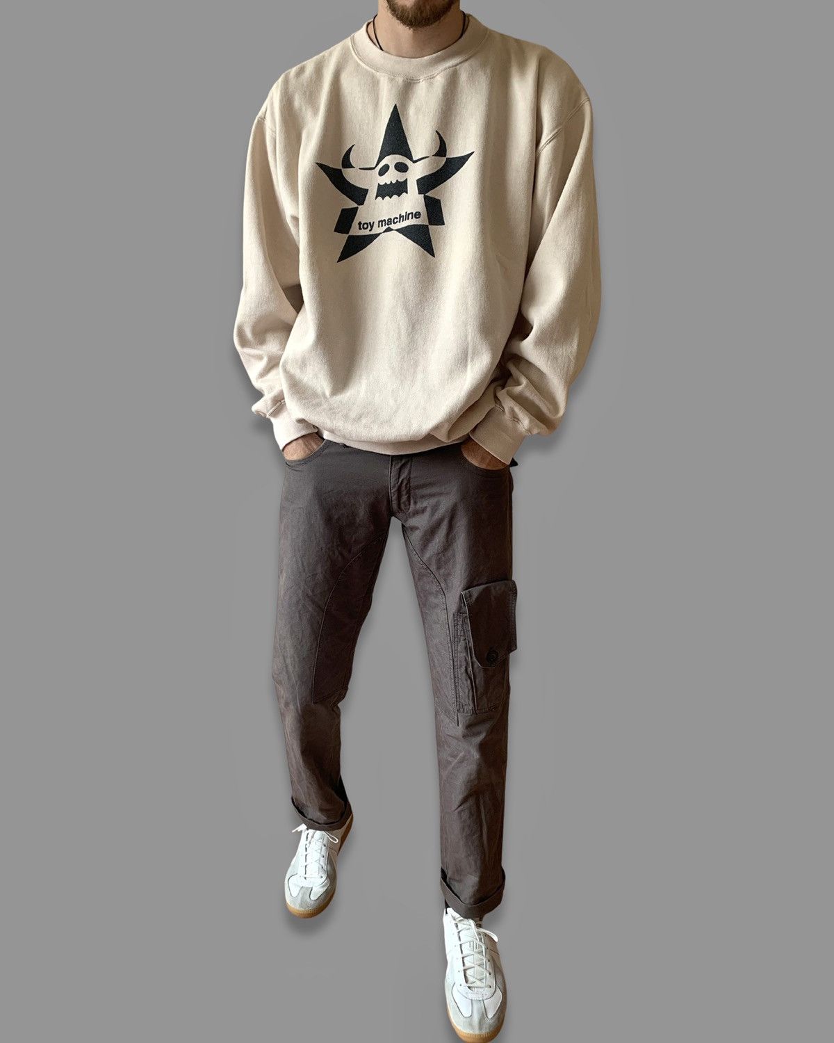 Messagerie Messagerie Metallic Cotton Cargo Pants Size US 29 - 1 Thumbnail