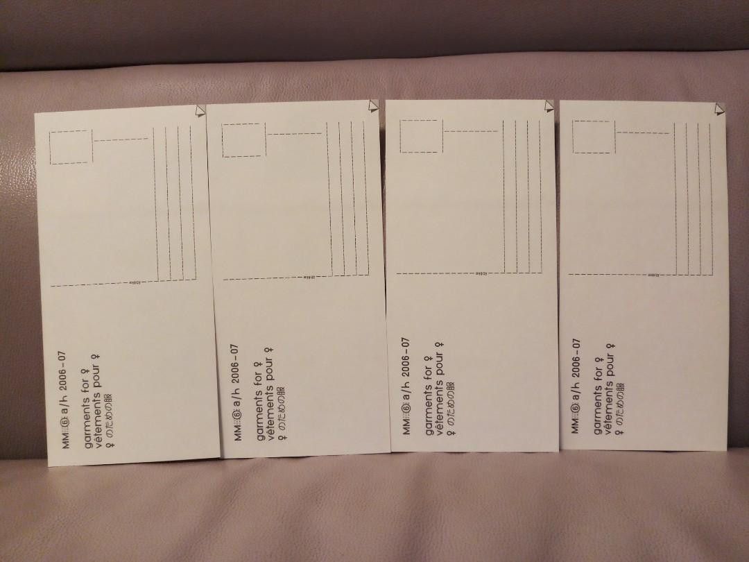 Maison Margiela Martin Margiela MM6 postcards set Size ONE SIZE - 8 Thumbnail