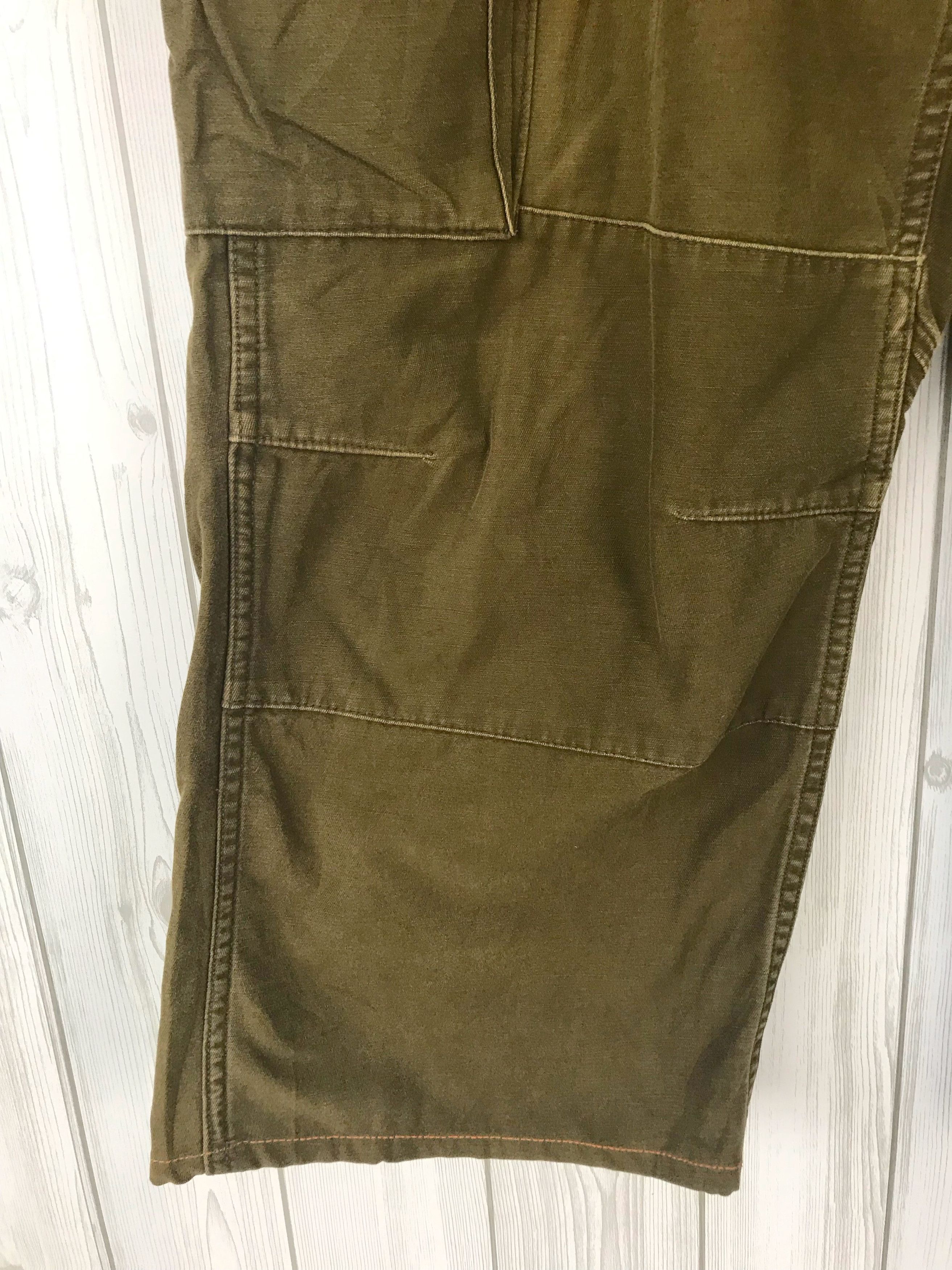 Le Grande Bleu (L.G.B.) Japanese Brand NANO UNIVERSE Cropped Military Trousers Pant Size US 32 / EU 48 - 7 Thumbnail