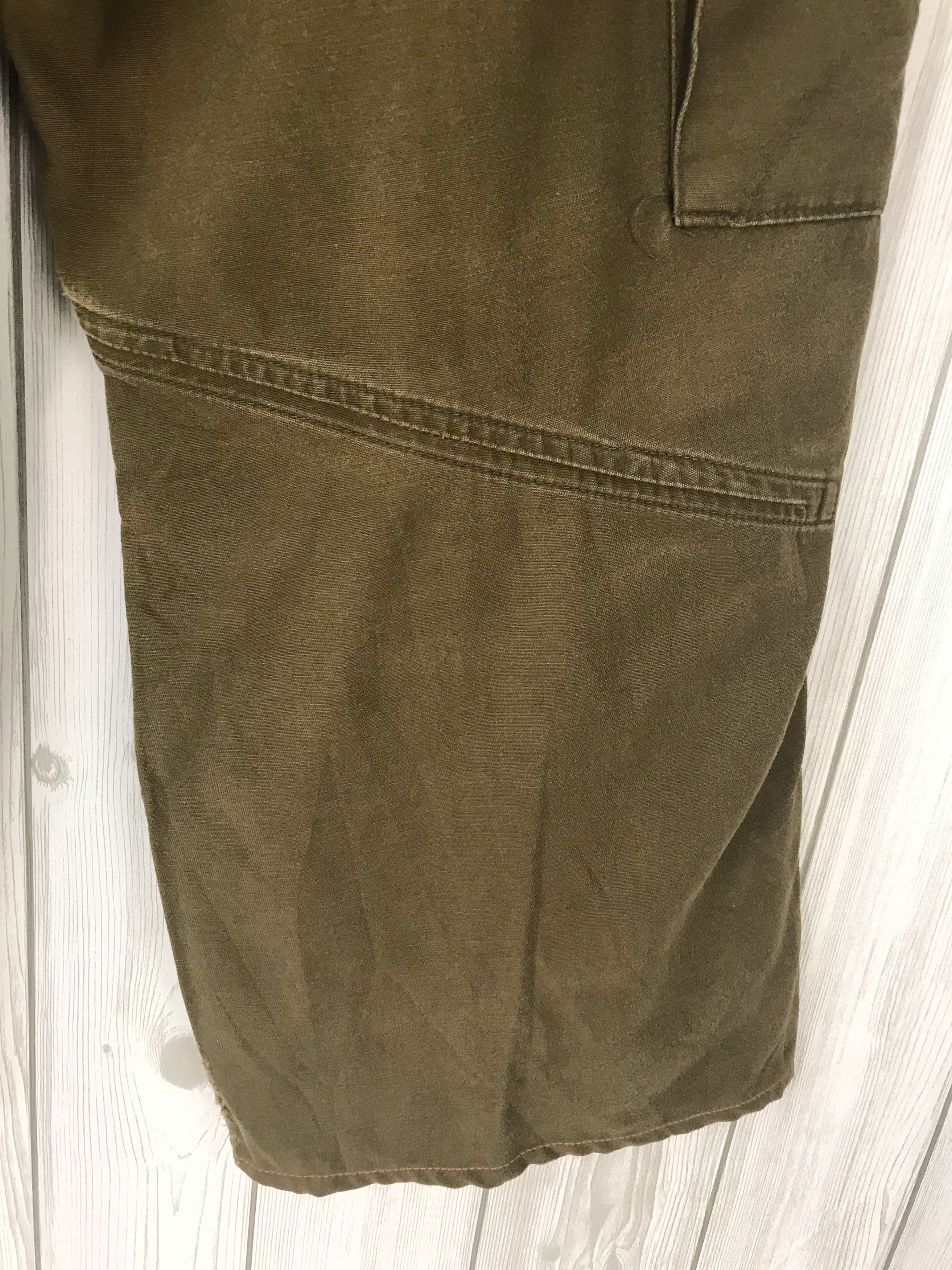 Le Grande Bleu (L.G.B.) Japanese Brand NANO UNIVERSE Cropped Military Trousers Pant Size US 32 / EU 48 - 12 Thumbnail
