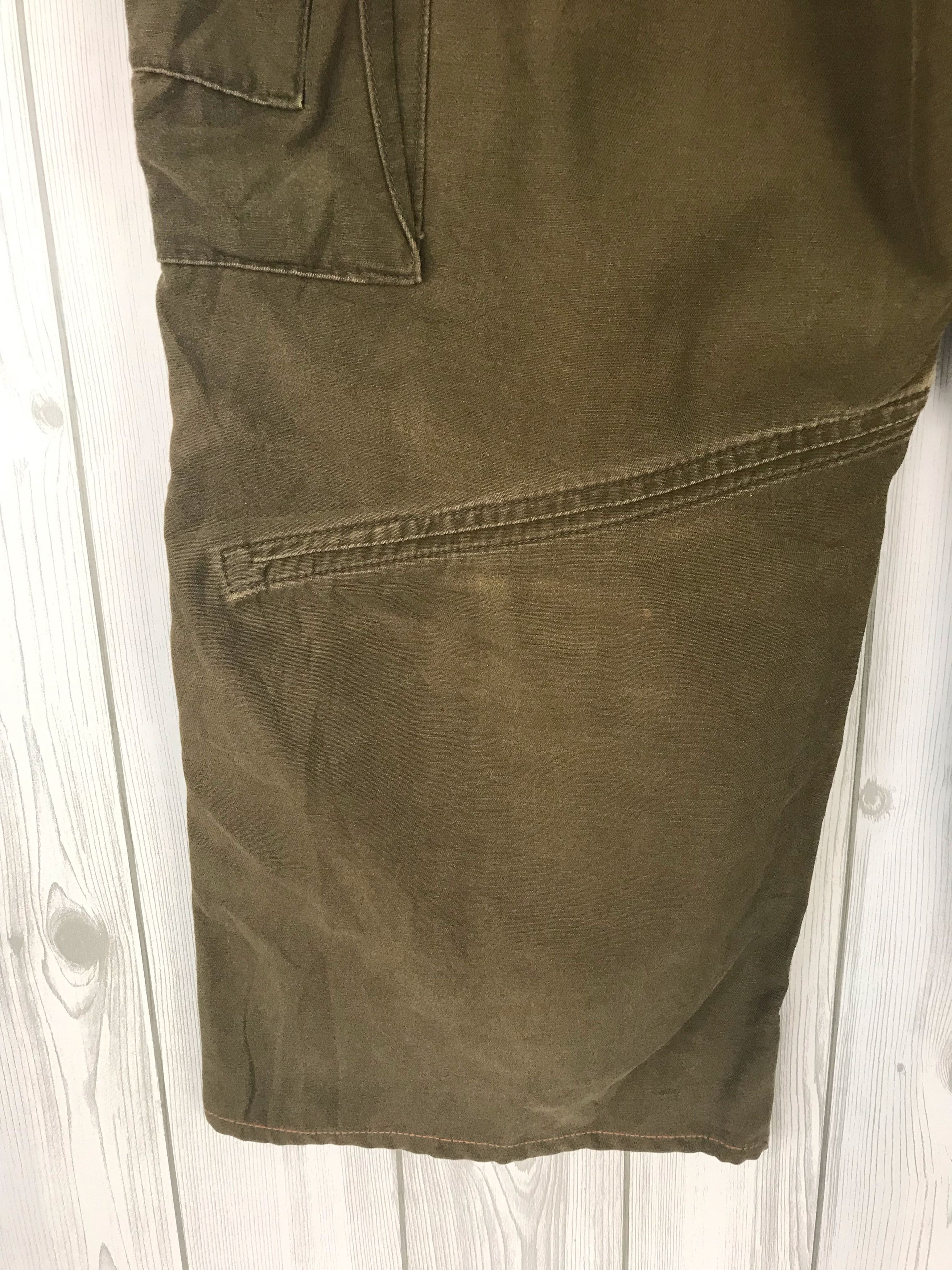 Le Grande Bleu (L.G.B.) Japanese Brand NANO UNIVERSE Cropped Military Trousers Pant Size US 32 / EU 48 - 11 Thumbnail