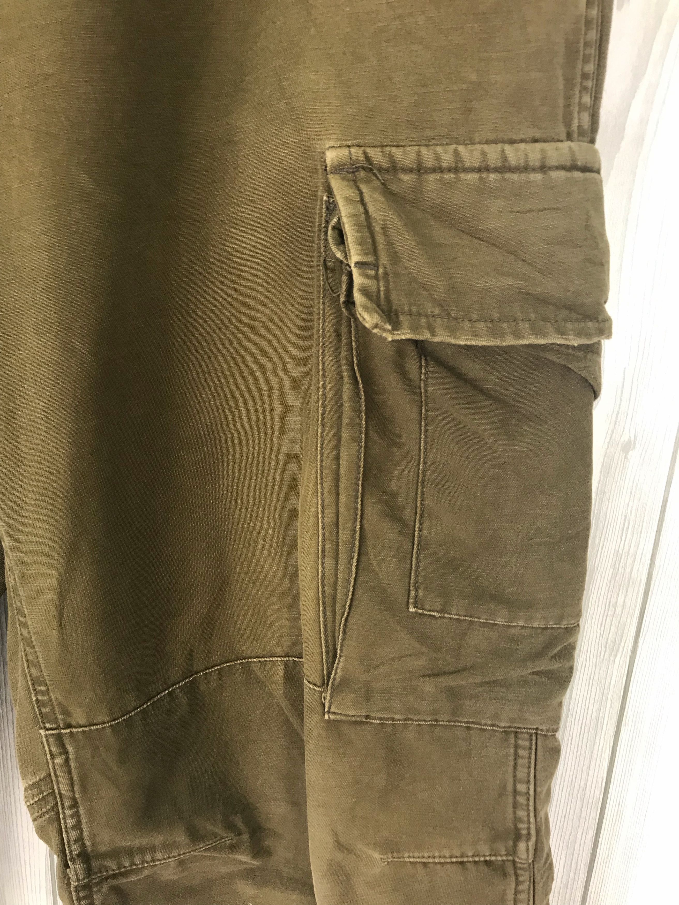 Le Grande Bleu (L.G.B.) Japanese Brand NANO UNIVERSE Cropped Military Trousers Pant Size US 32 / EU 48 - 6 Thumbnail