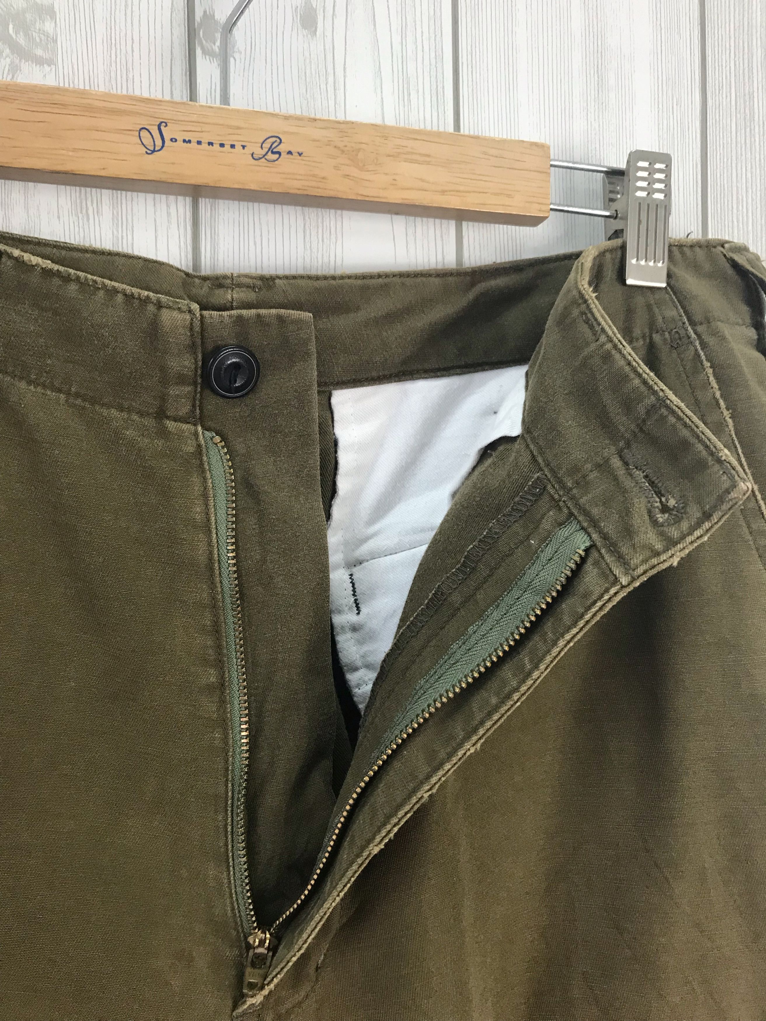 Le Grande Bleu (L.G.B.) Japanese Brand NANO UNIVERSE Cropped Military Trousers Pant Size US 32 / EU 48 - 13 Thumbnail